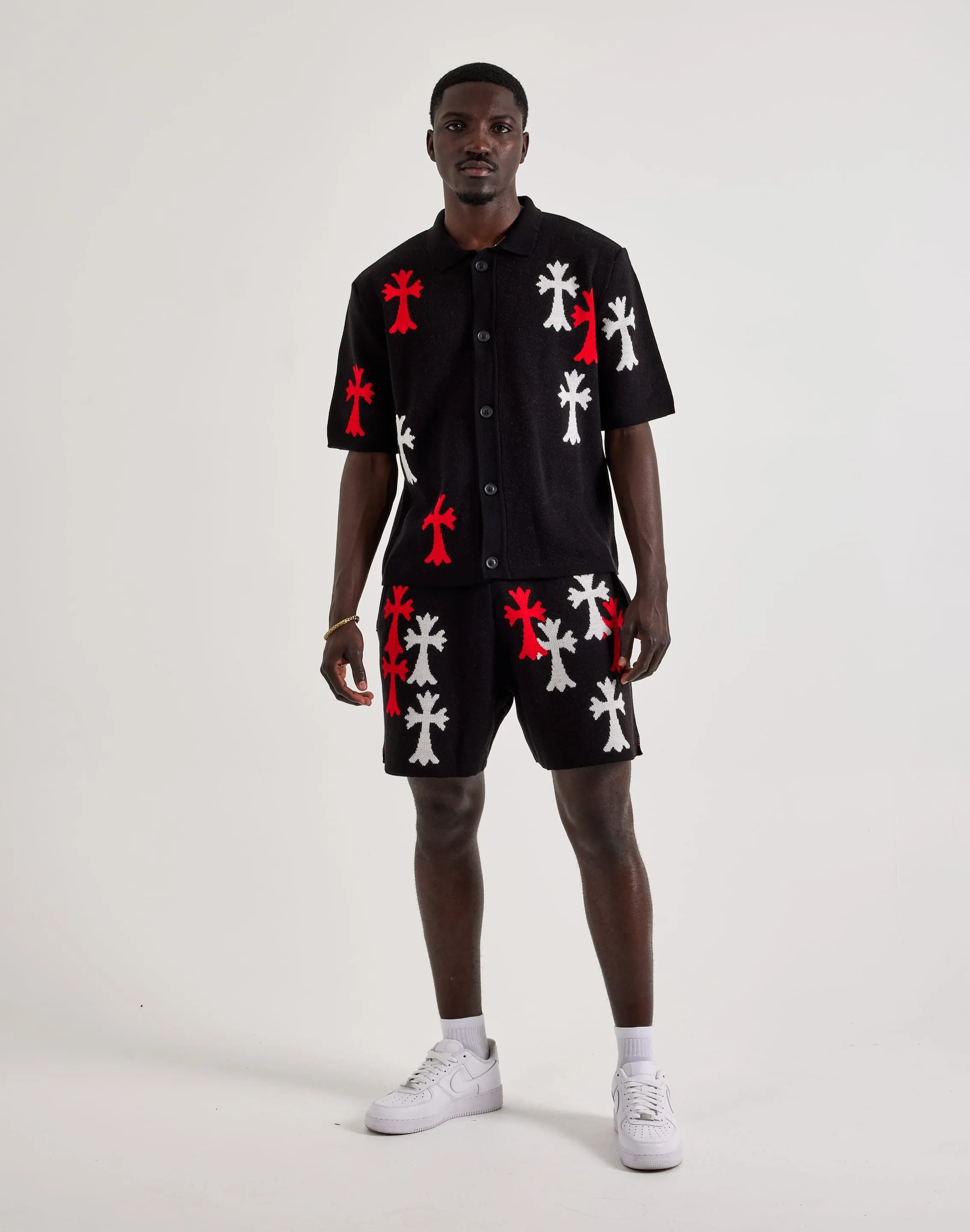 Chapter By Kohli Cross Knit Button Shirt