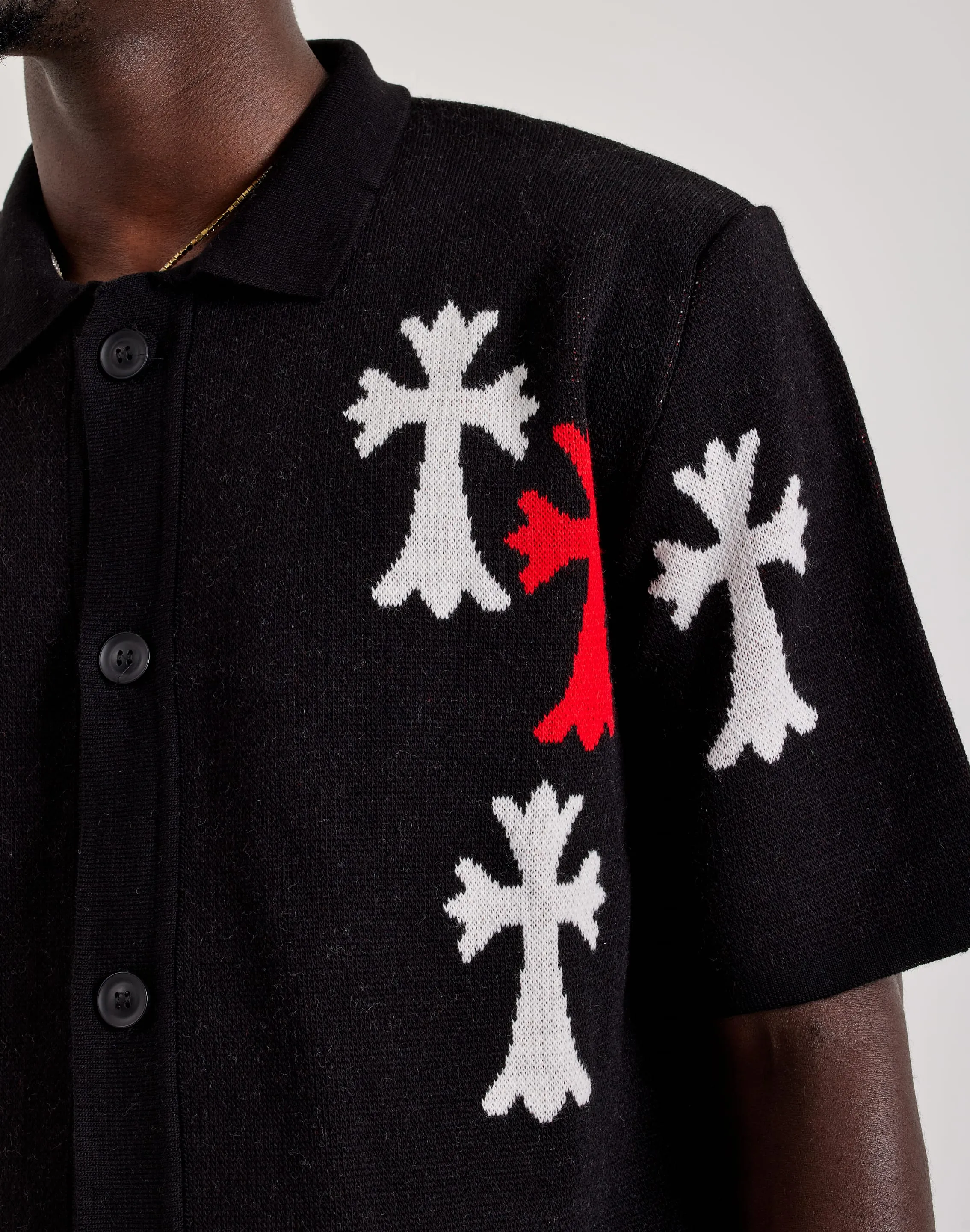 Chapter By Kohli Cross Knit Button Shirt