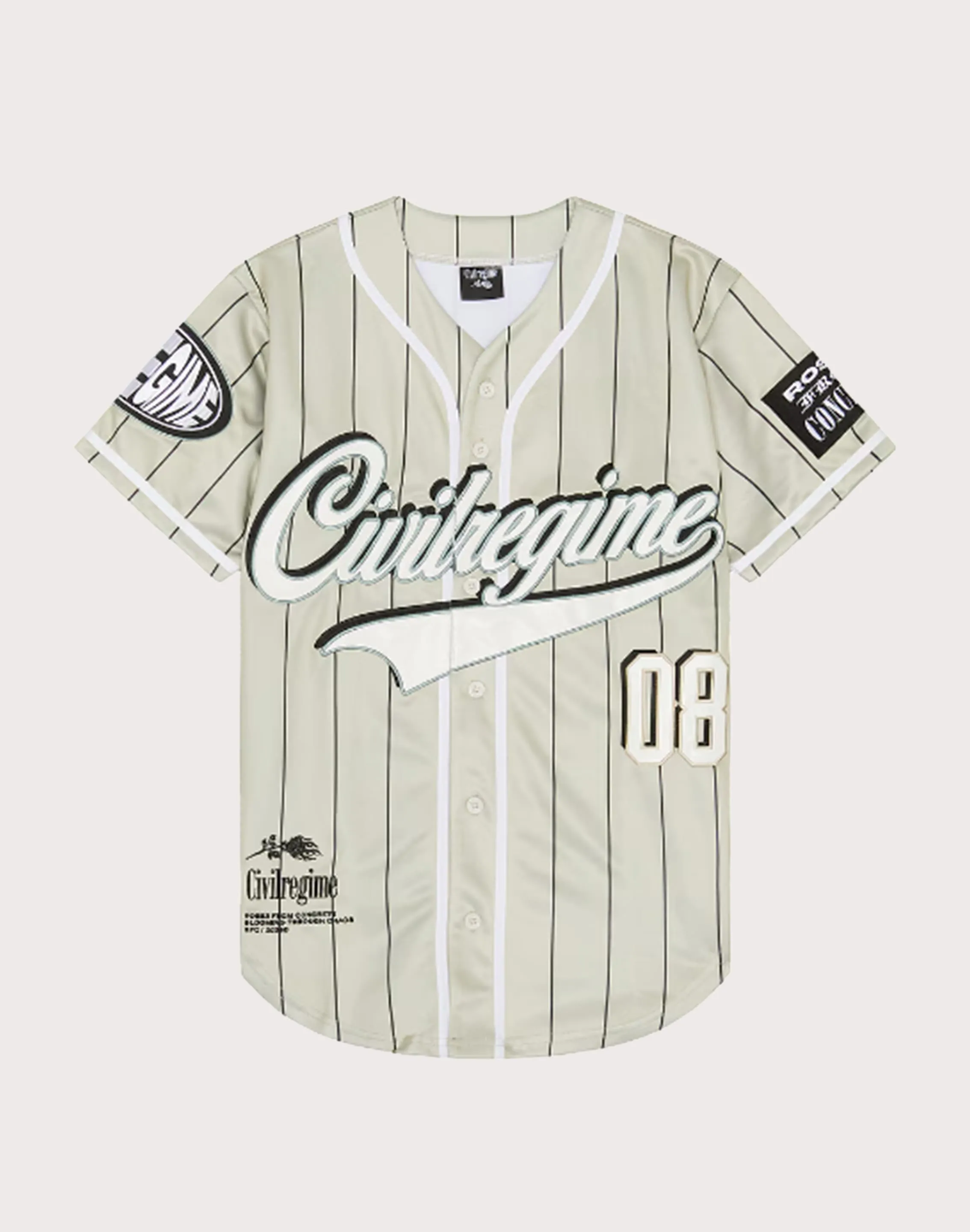 CIVIL CLOTHING Civil Regime Baseball Men's Sand Jersey