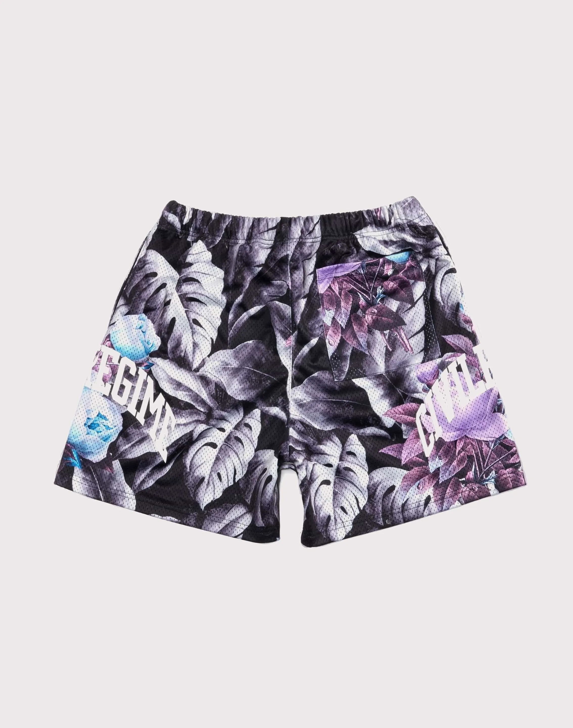CIVIL CLOTHING Seeds Grow Black Mesh Shorts