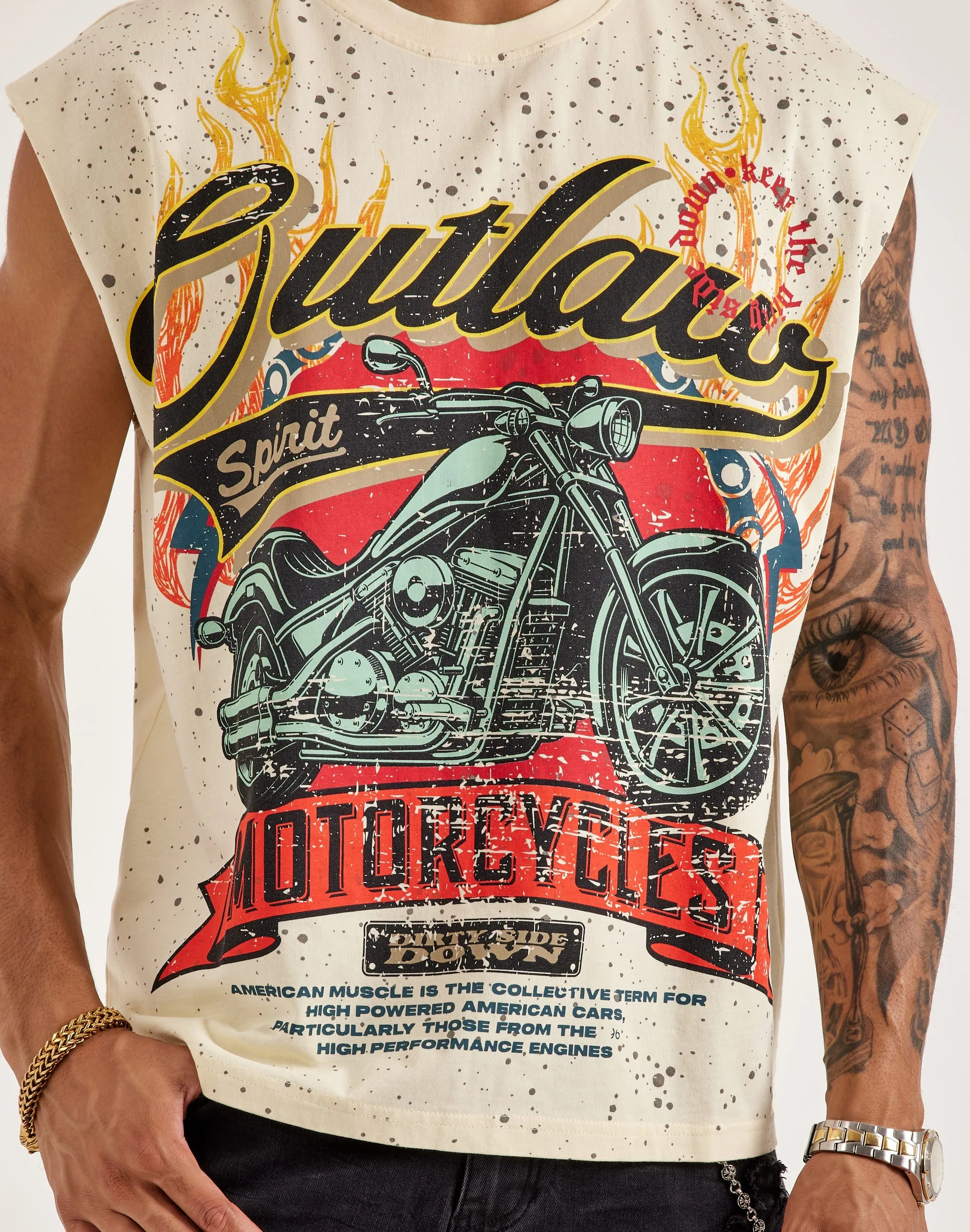 Civilized Outlaw Motorcycle Muscle Tee