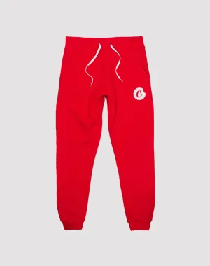 Cookies Sf C Bite Logo Red/White Sweatpants