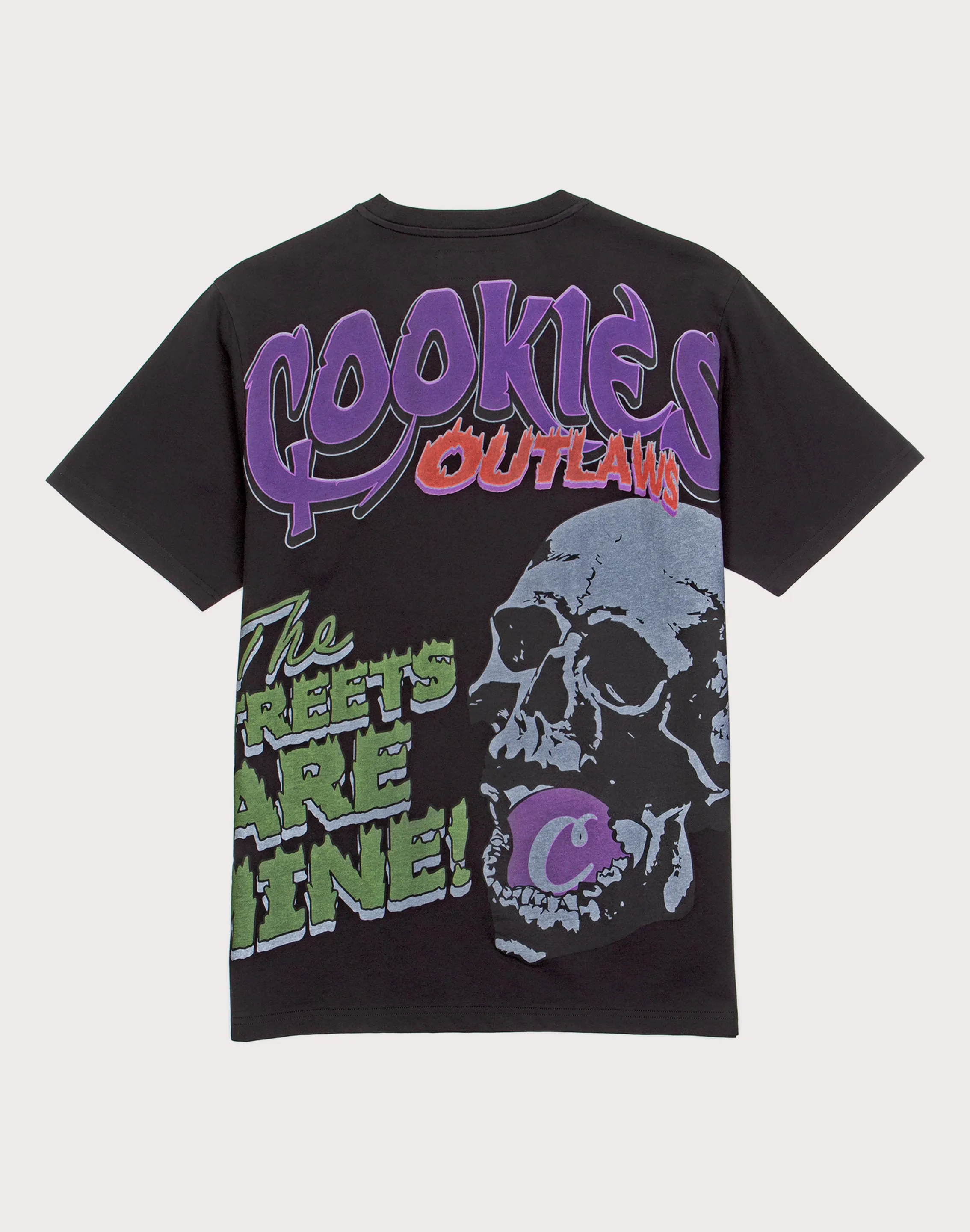 Cookies Sf Cookies Outlaws Rider Men's Black Tee
