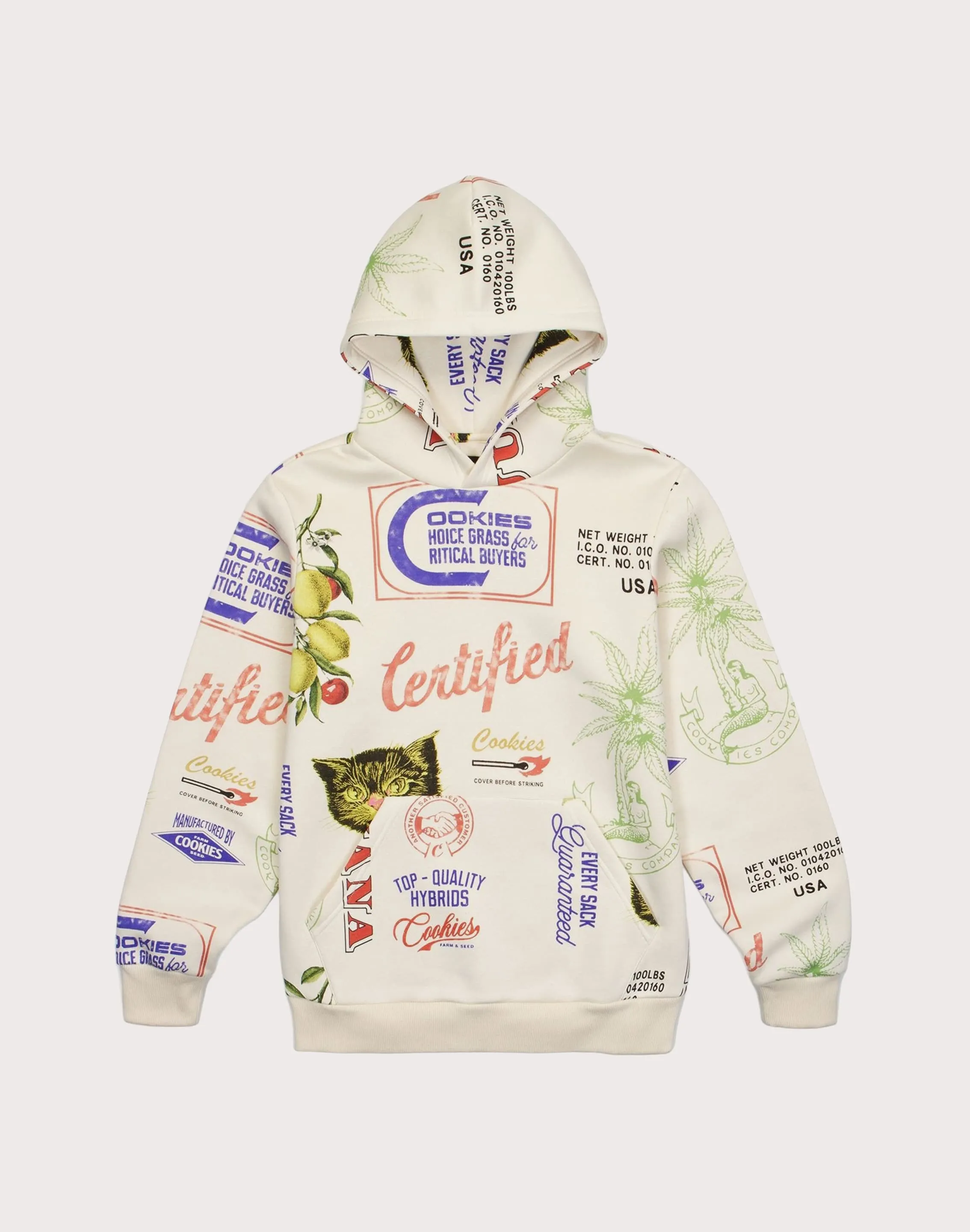 Cookies Sf Cuban Link Printed Hoodie