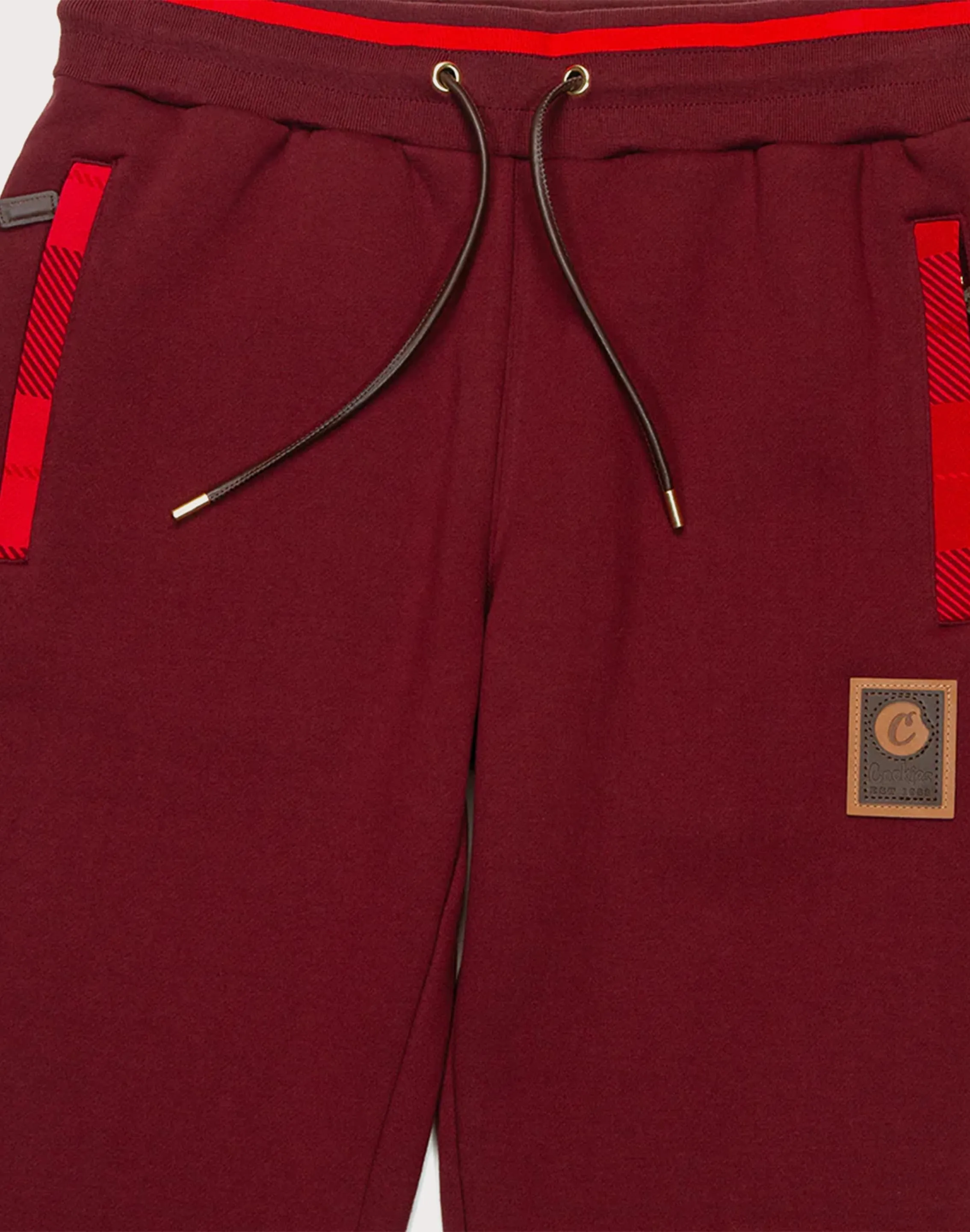 Cookies Sf Park Ave Burgundy Fleece Joggers