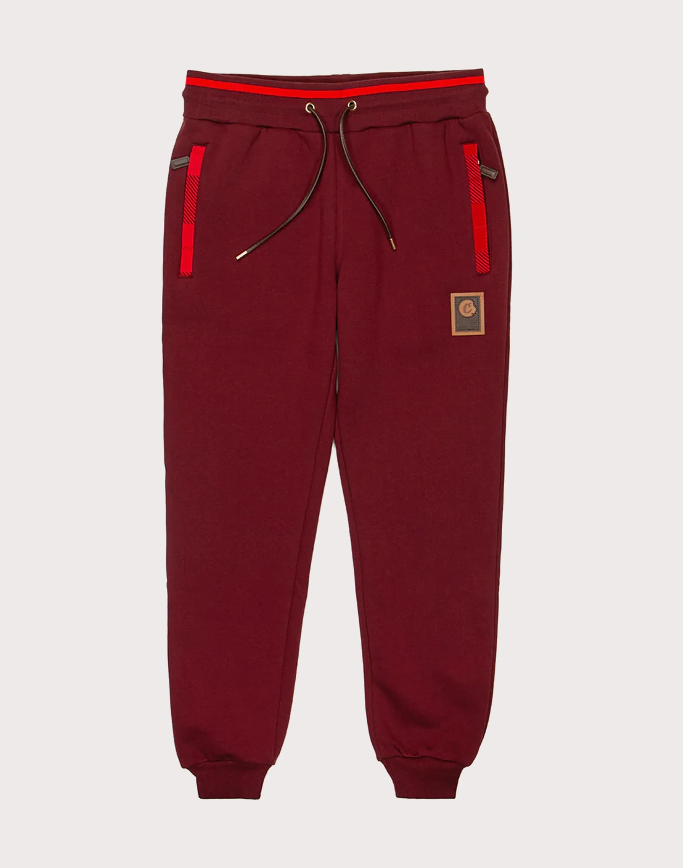 Cookies Sf Park Ave Burgundy Fleece Joggers