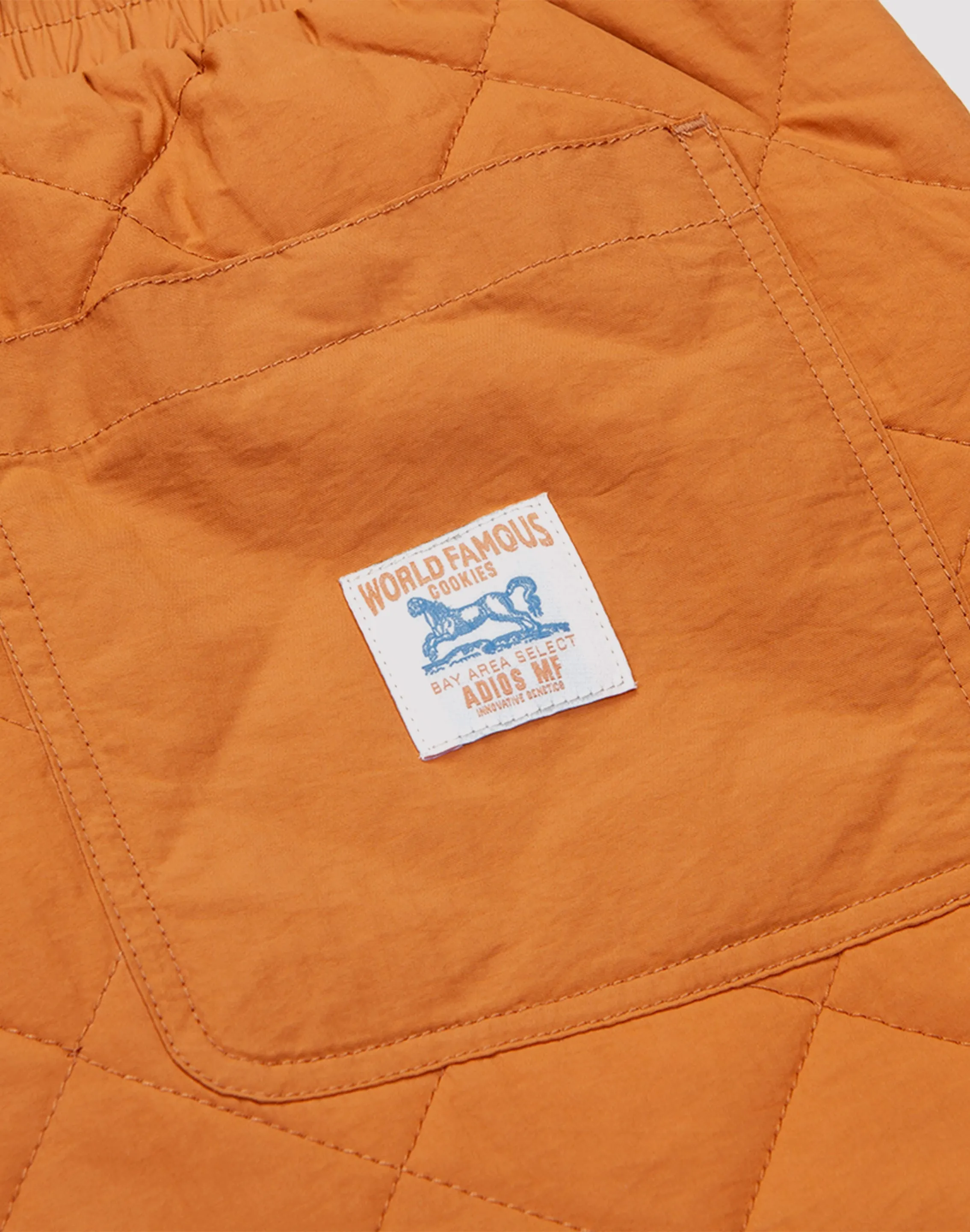 Cookies Sf Workwear Quilted Nylon Shorts