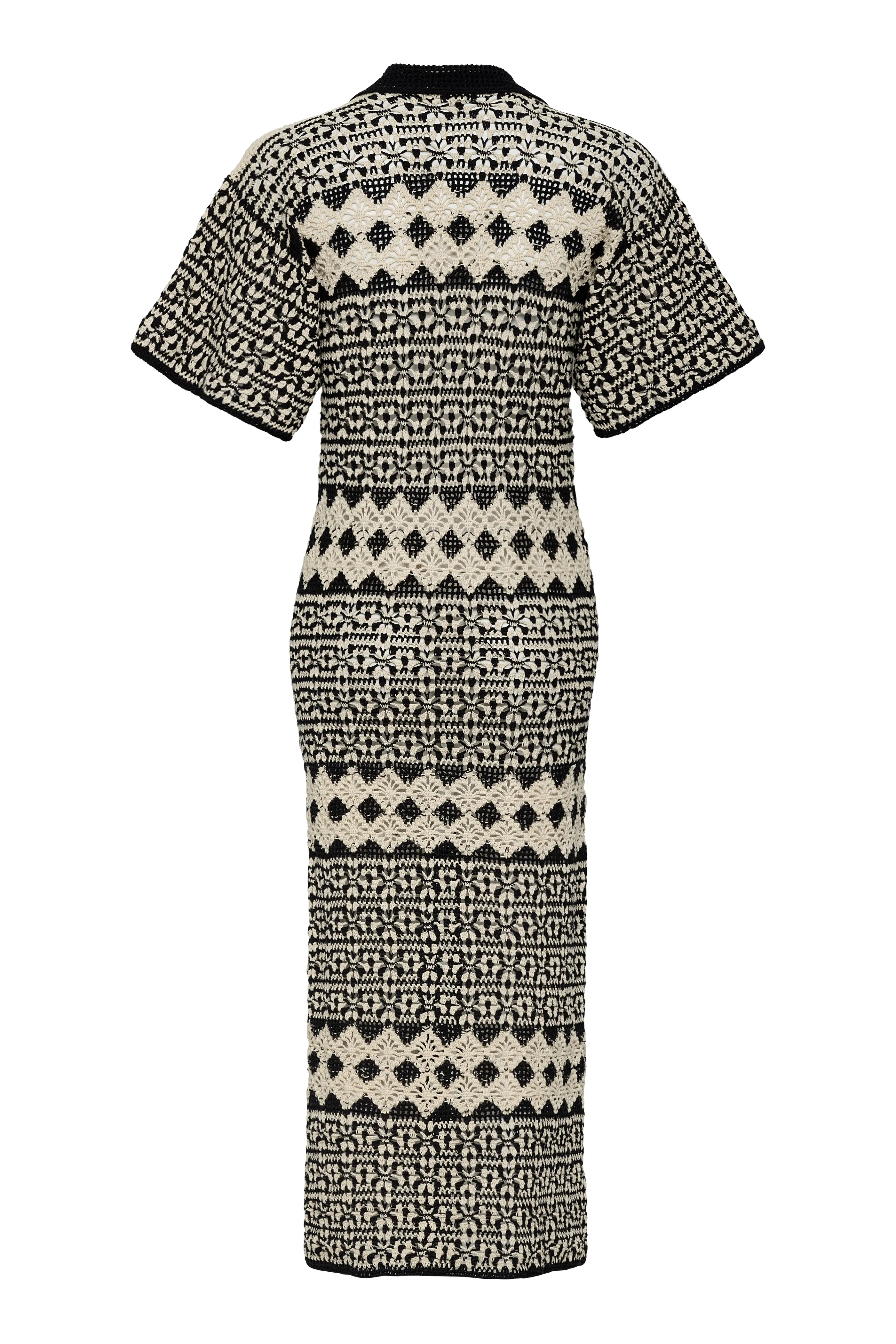 Crochet Shirt Dress - Final Sale