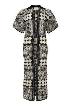 Crochet Shirt Dress - Final Sale