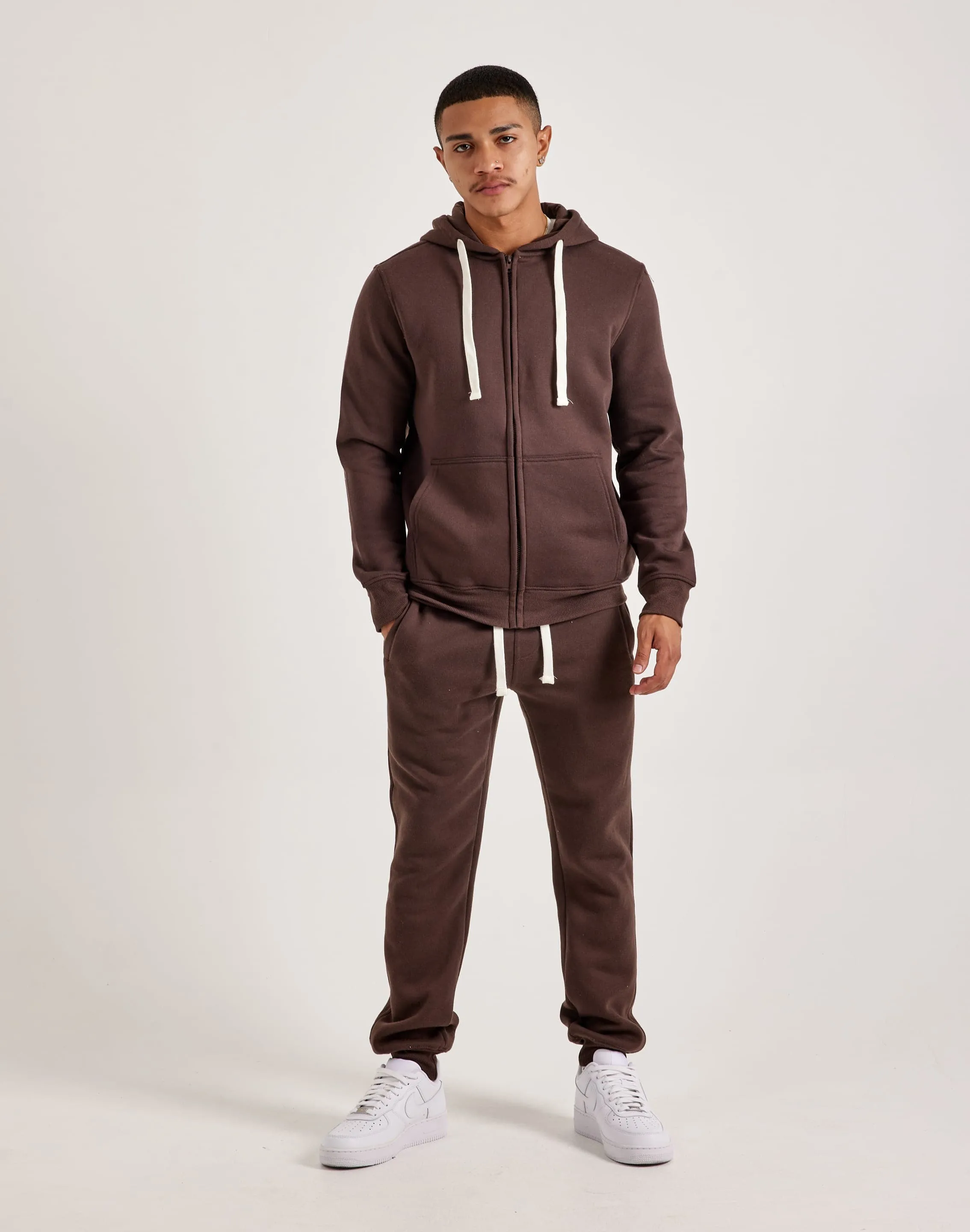 DH Essentials Basic Full-Zip Fleece Hoodie