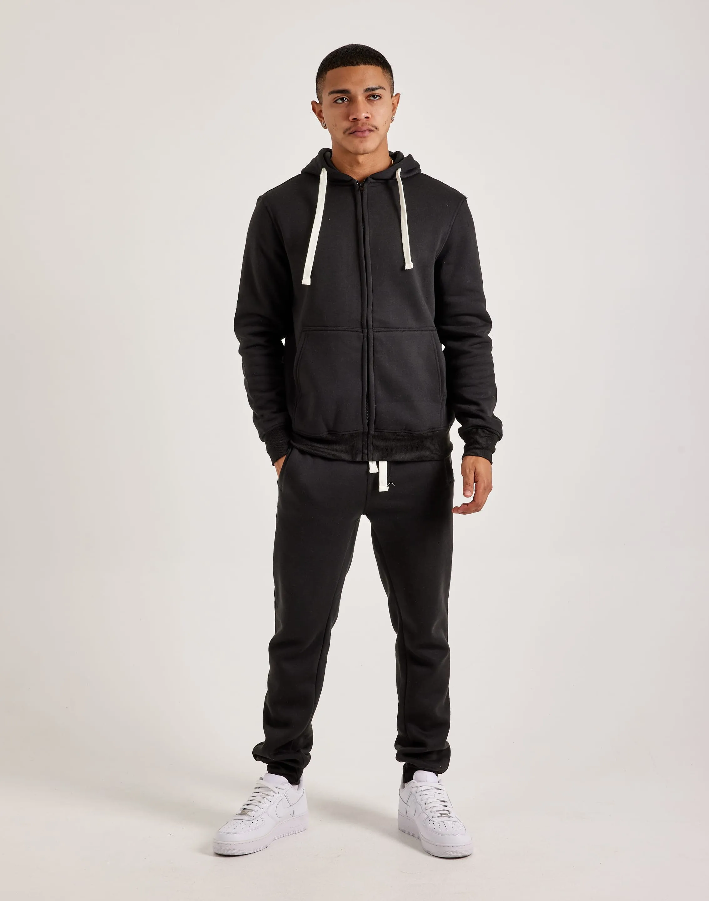 DH Essentials Basic Full-Zip Fleece Hoodie