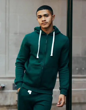 DH Essentials Basic Full-Zip Fleece Hoodie