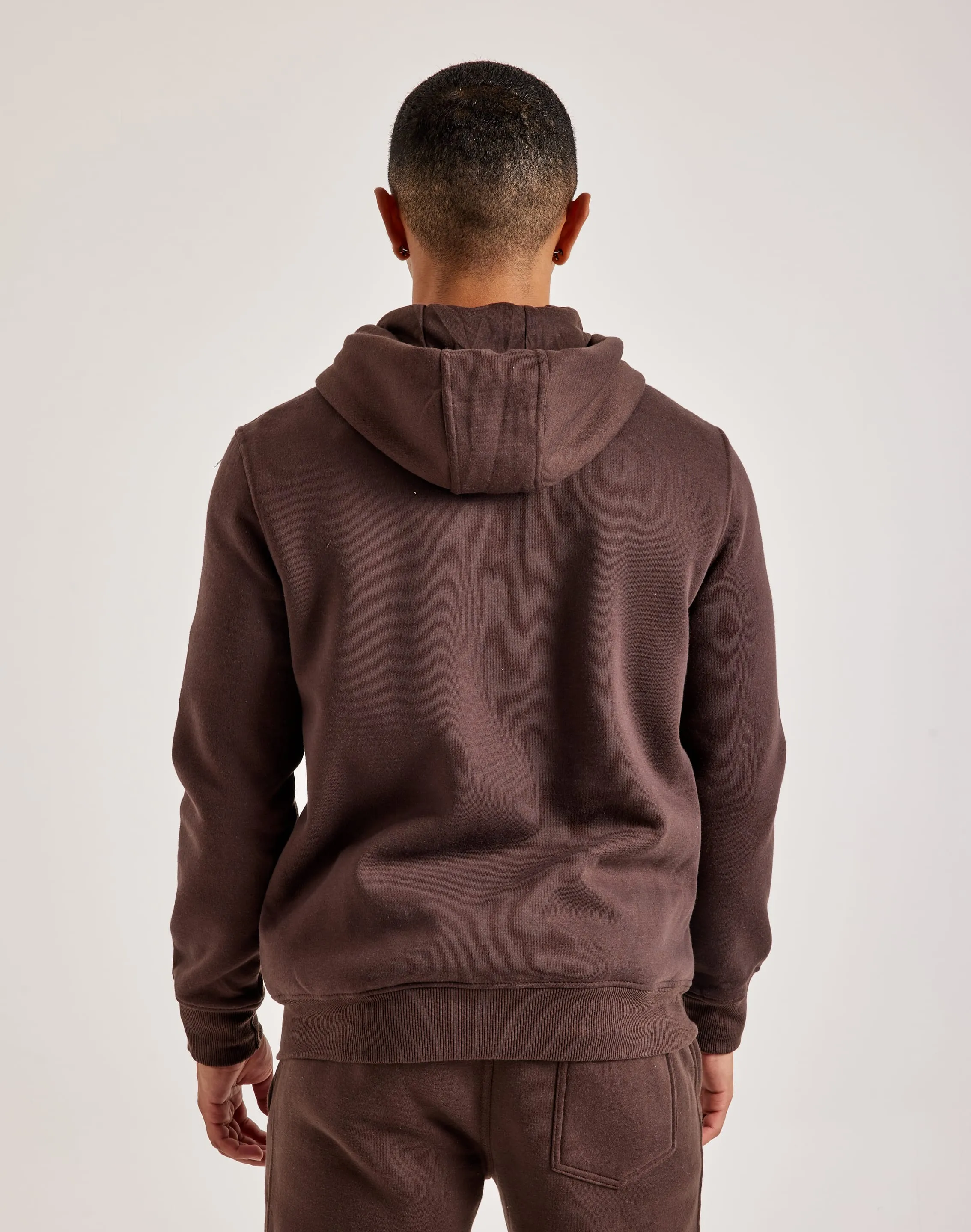 DH Essentials Basic Full-Zip Fleece Hoodie