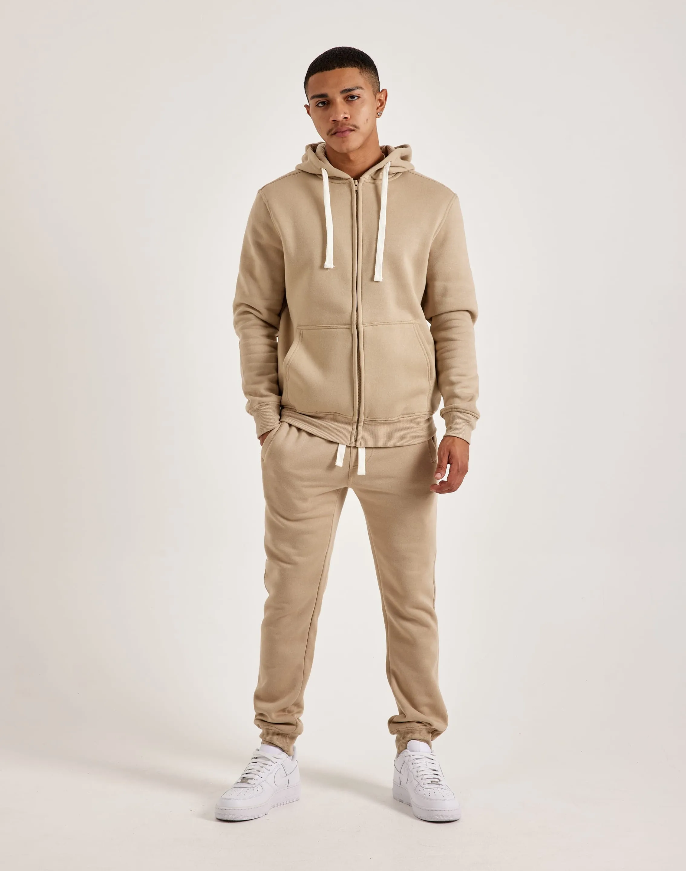 DH Essentials Basic Full-Zip Fleece Hoodie