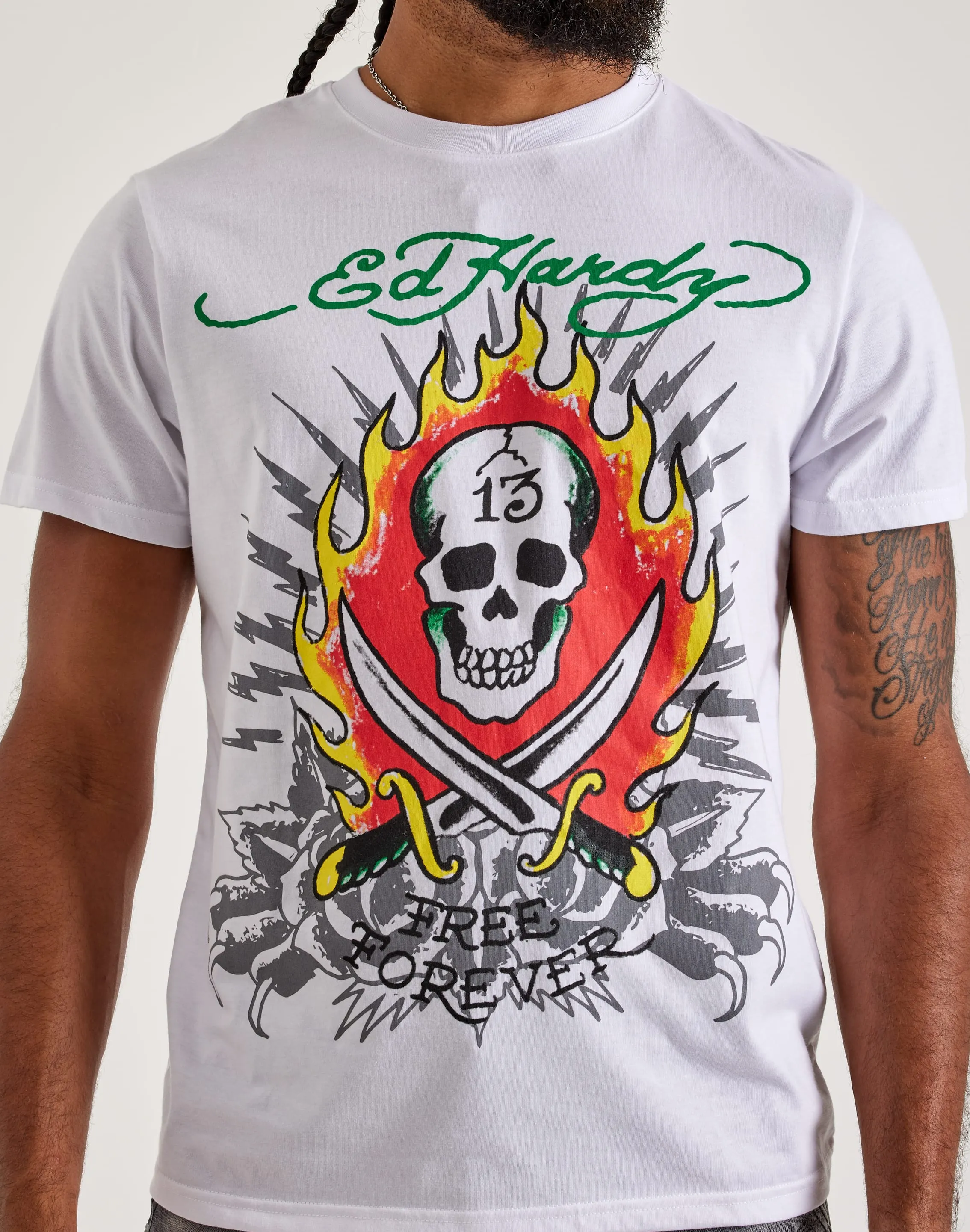 Ed Hardy 13 Skull Tee