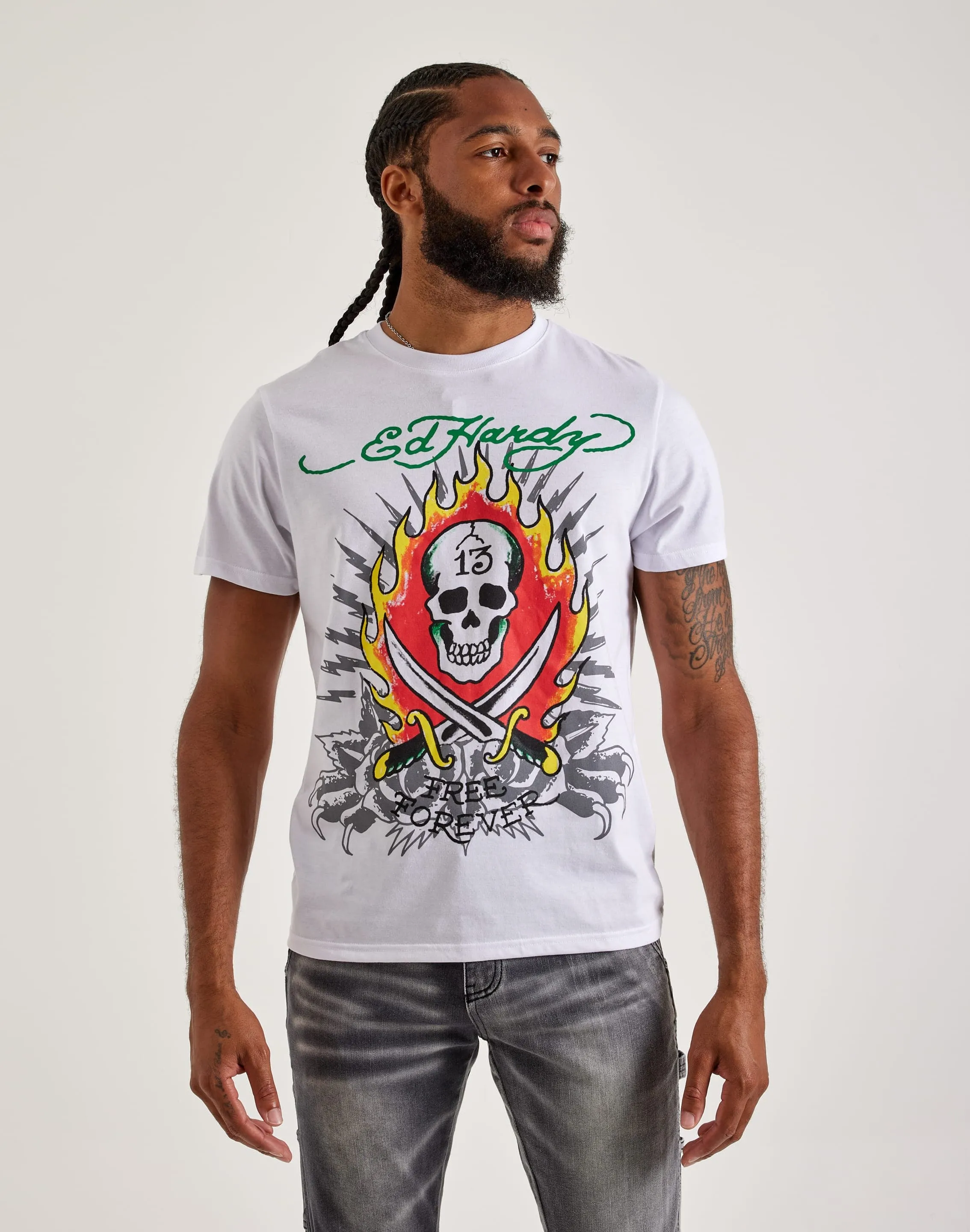 Ed Hardy 13 Skull Tee