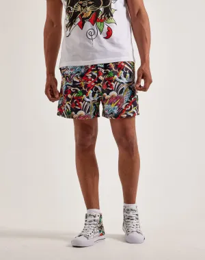Ed Hardy Dragon Mesh Shorts