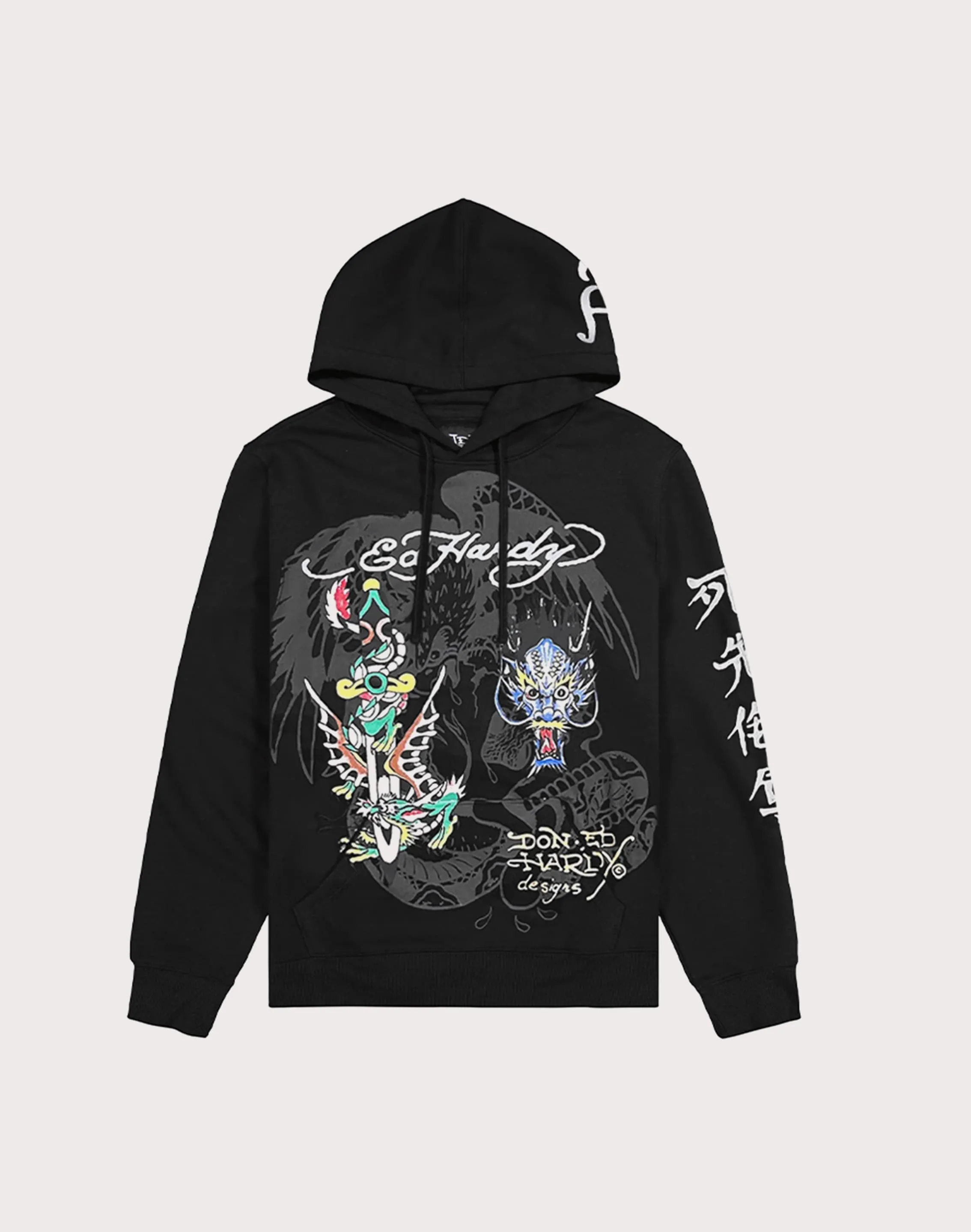 Ed Hardy Dragons Pullover Hoodie