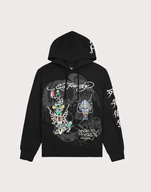 Ed Hardy Dragons Pullover Hoodie