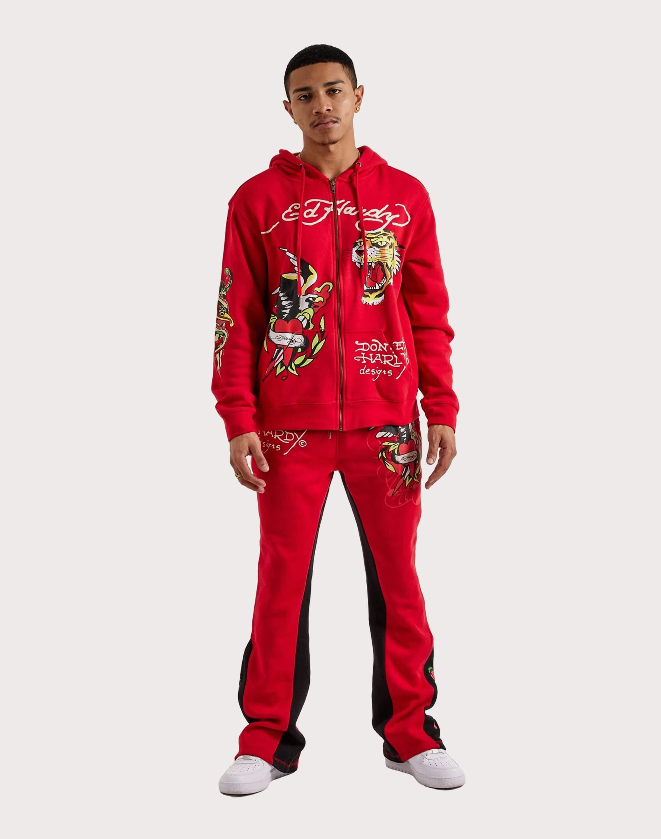 Ed Hardy Eagle Tiger Bootcut Pants