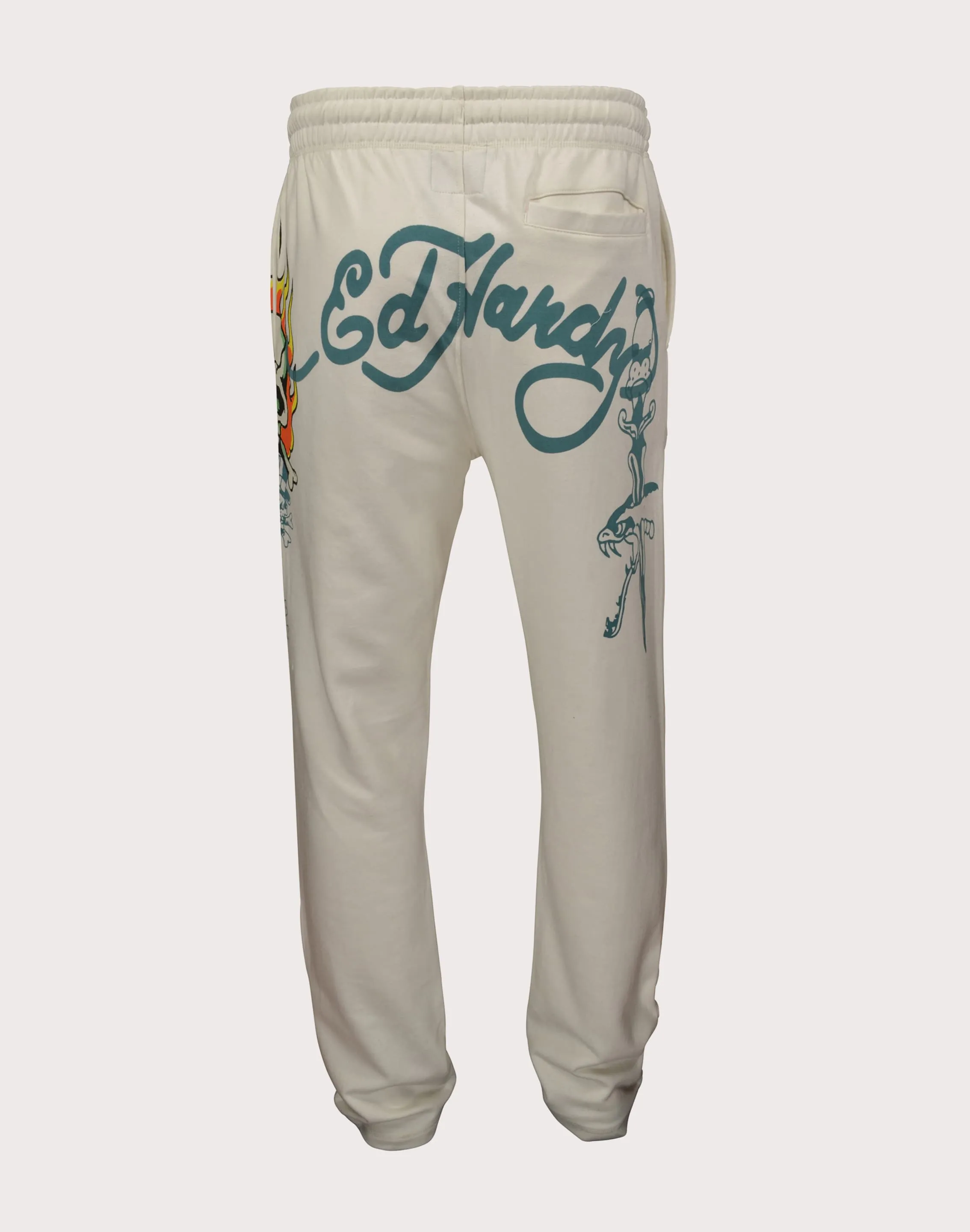Ed Hardy Flame Skull Sweatpants