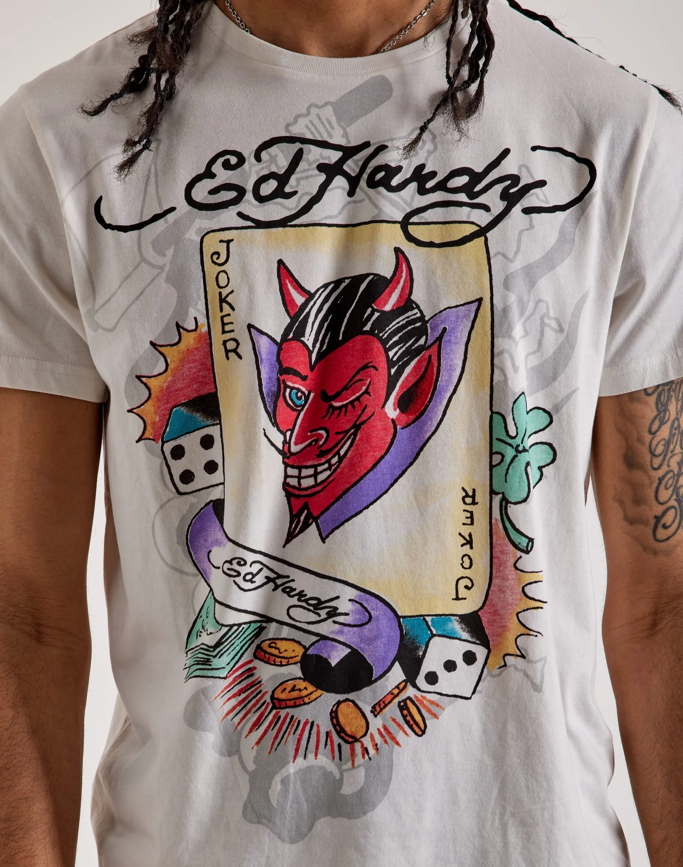 Ed Hardy Joker Tee
