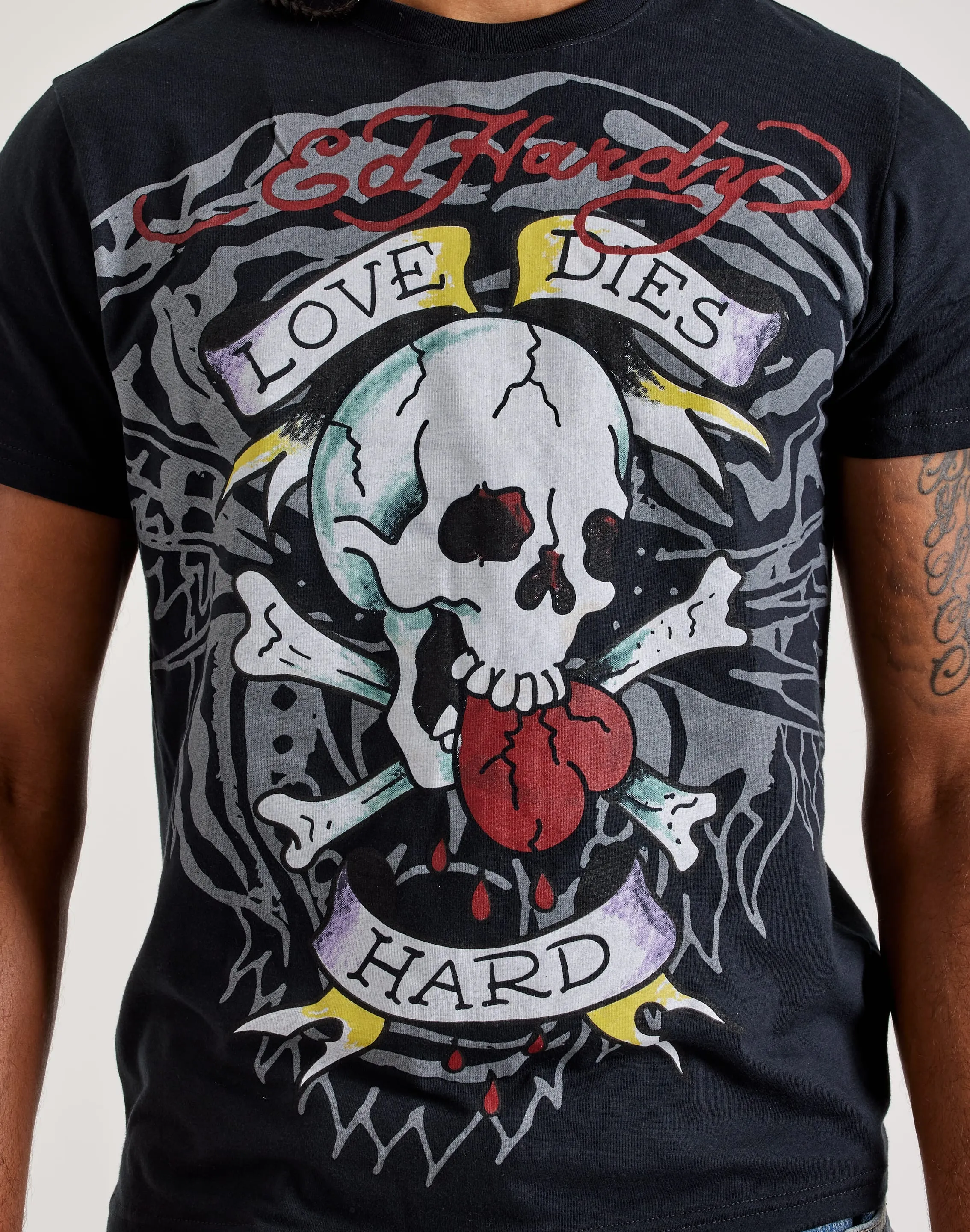Ed Hardy Love Skull Tiger Tee