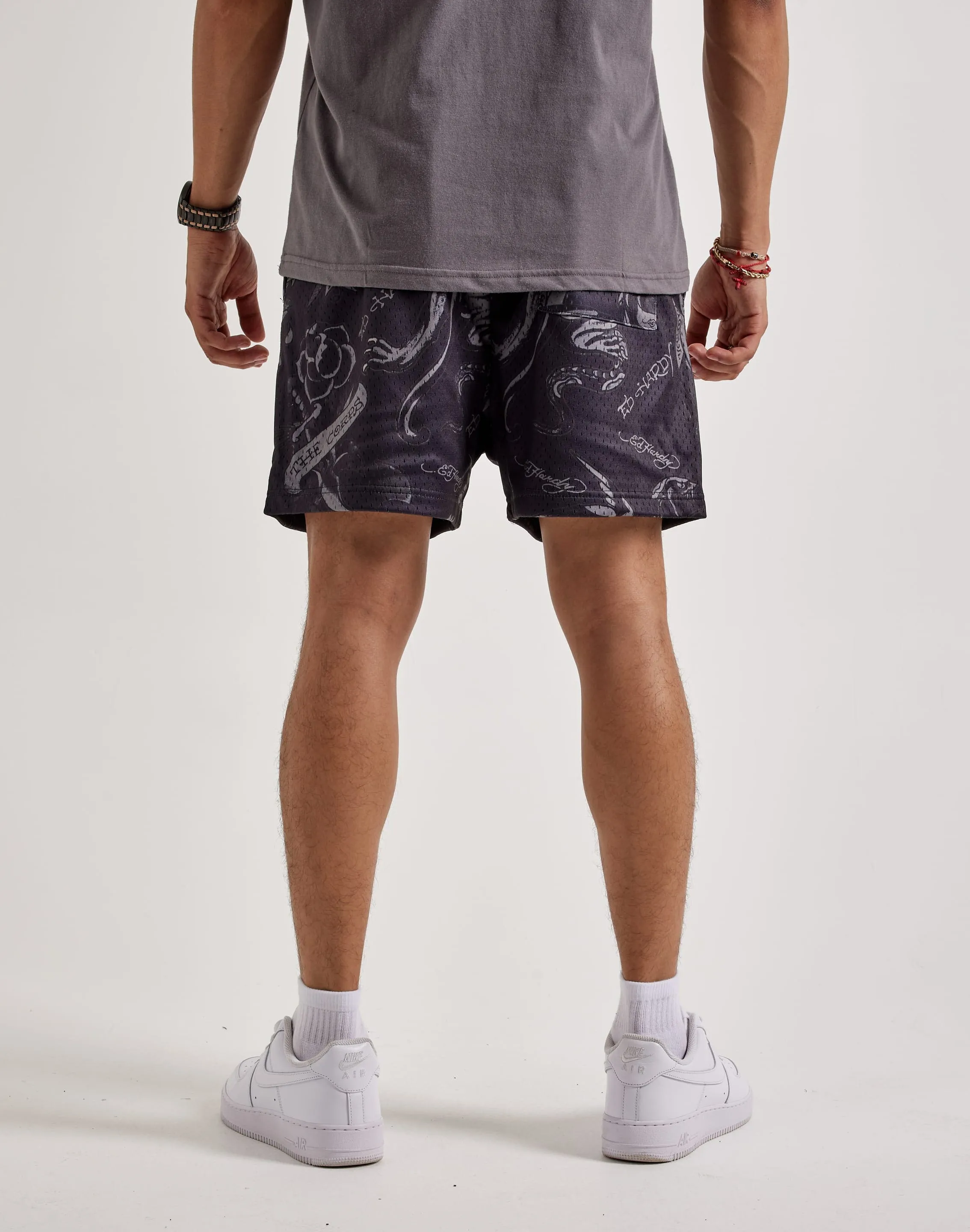 Ed Hardy Panther Mesh Shorts