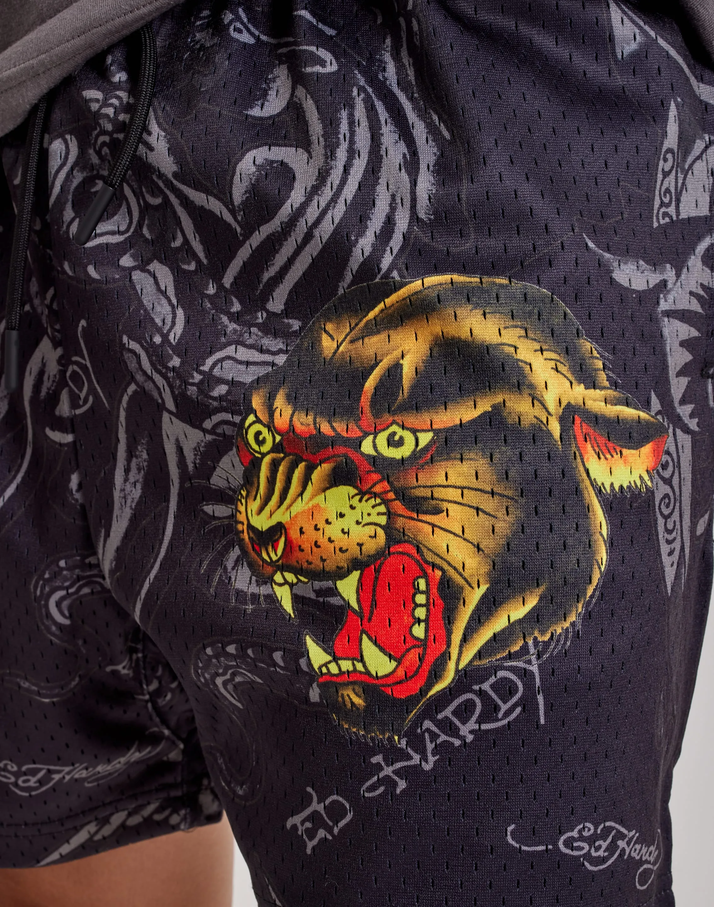 Ed Hardy Panther Mesh Shorts