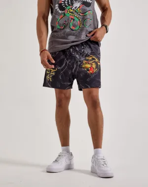 Ed Hardy Panther Mesh Shorts