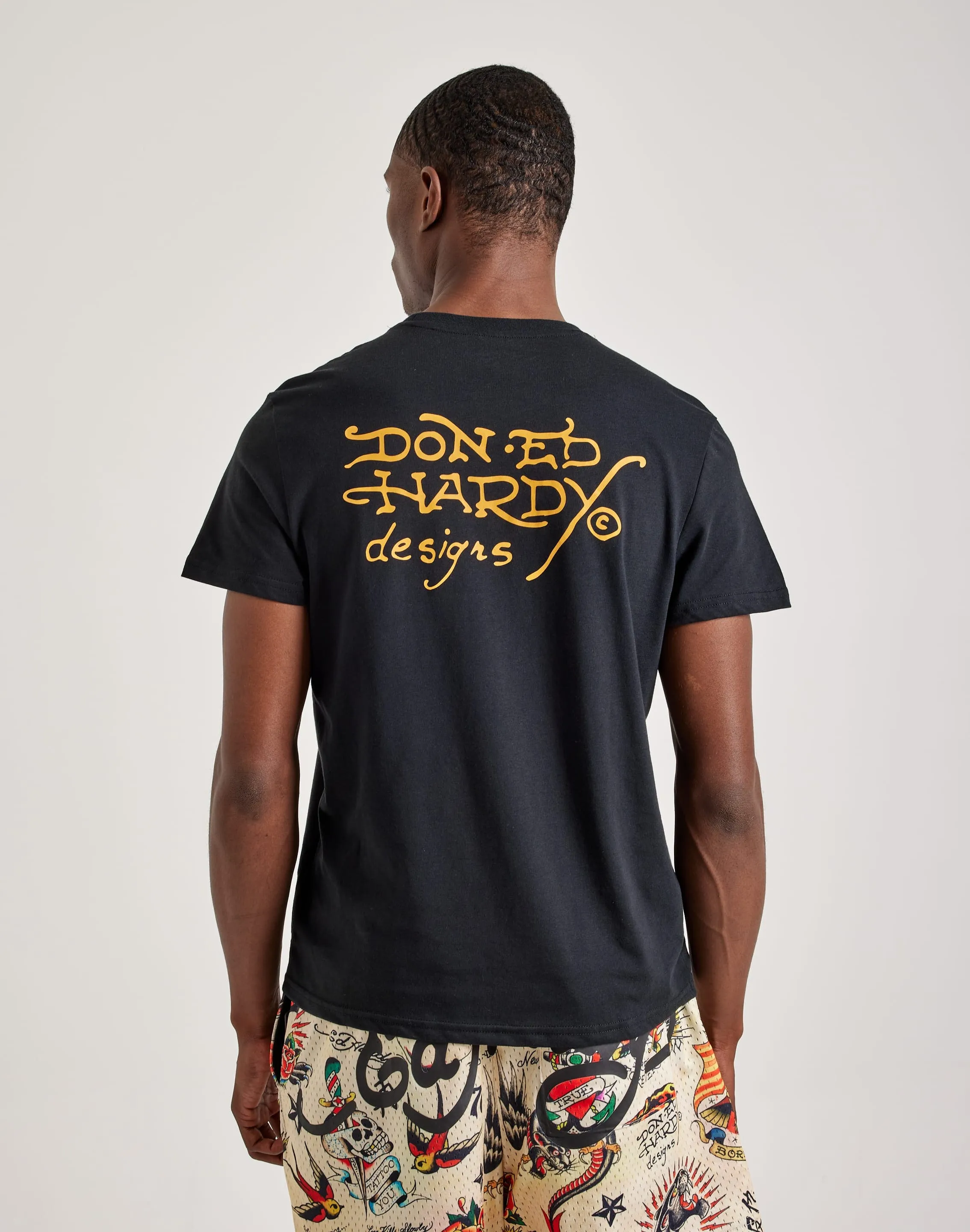 Ed Hardy Rhinestone Skull Tee