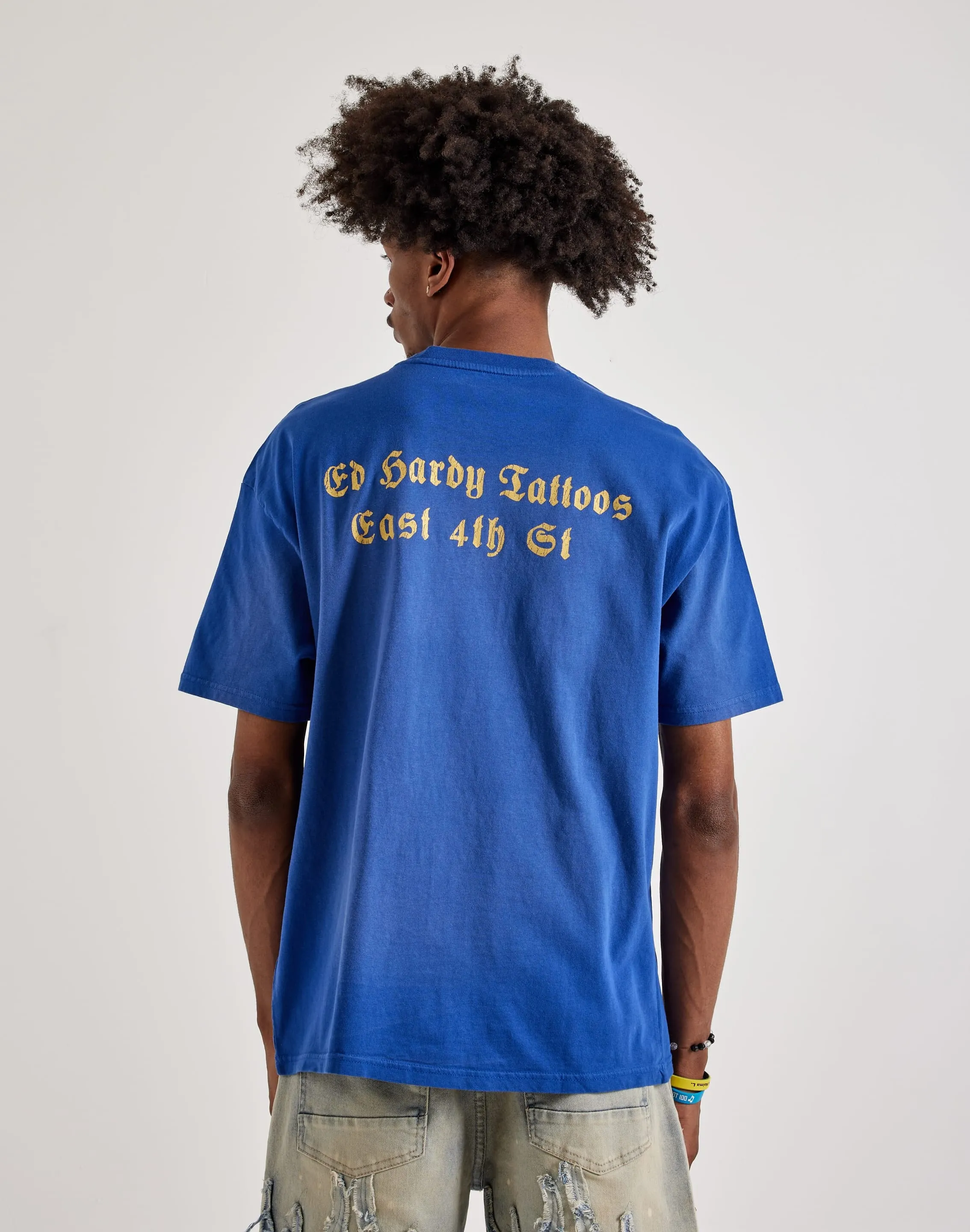 Ed Hardy  Sacred Heart Washed Boxy Tee