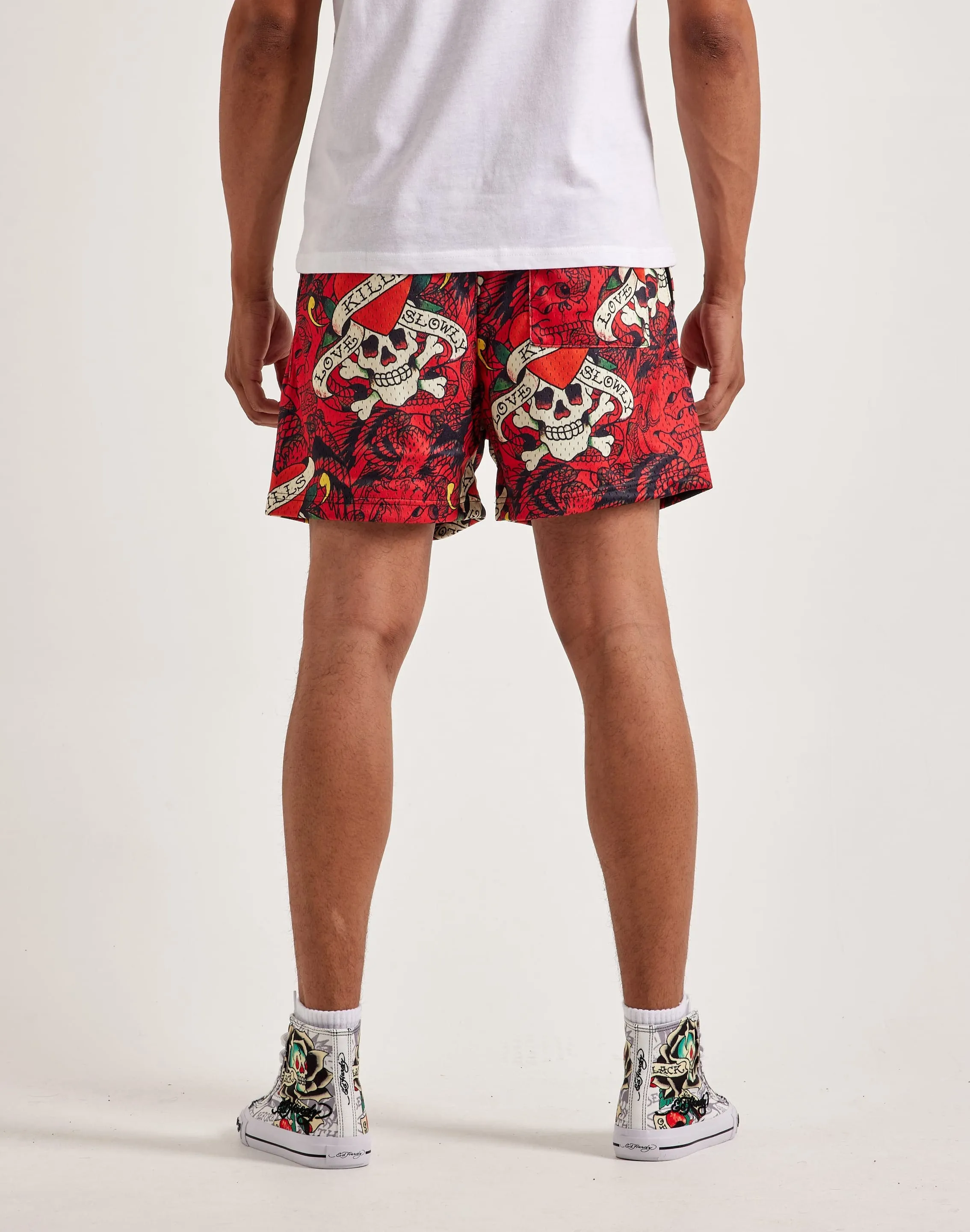 Ed Hardy Skull Mesh Shorts