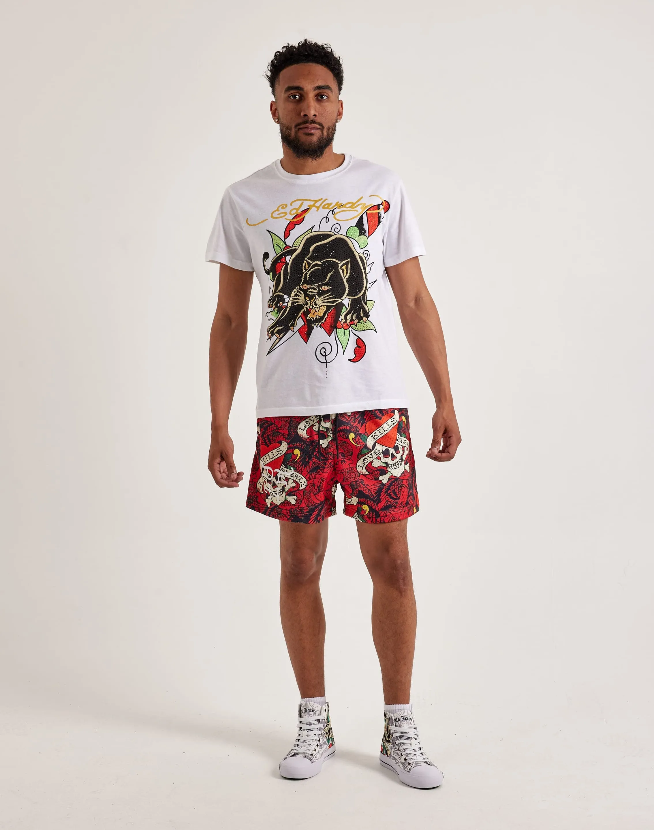 Ed Hardy Skull Mesh Shorts