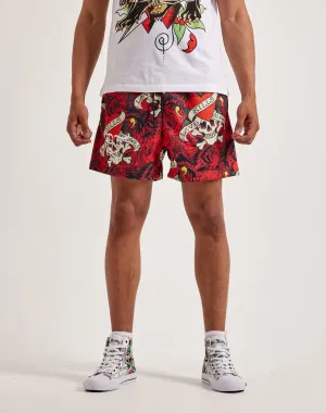 Ed Hardy Skull Mesh Shorts