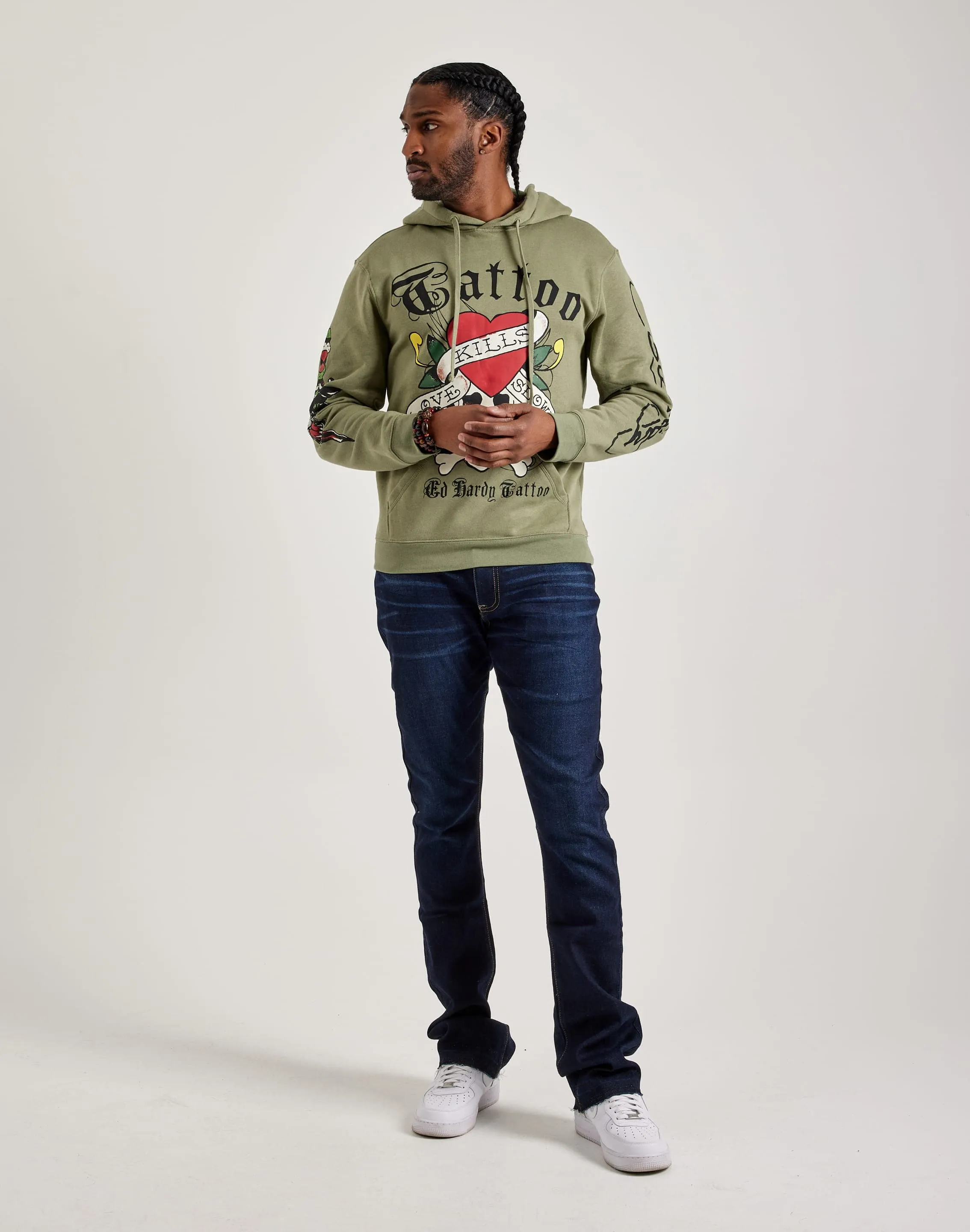 Ed Hardy Tiger Head Jeans