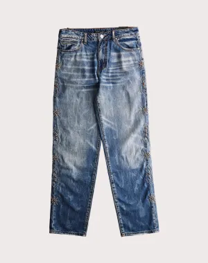 Embellish Nyc Johnny Straight Fit Denim Jeans