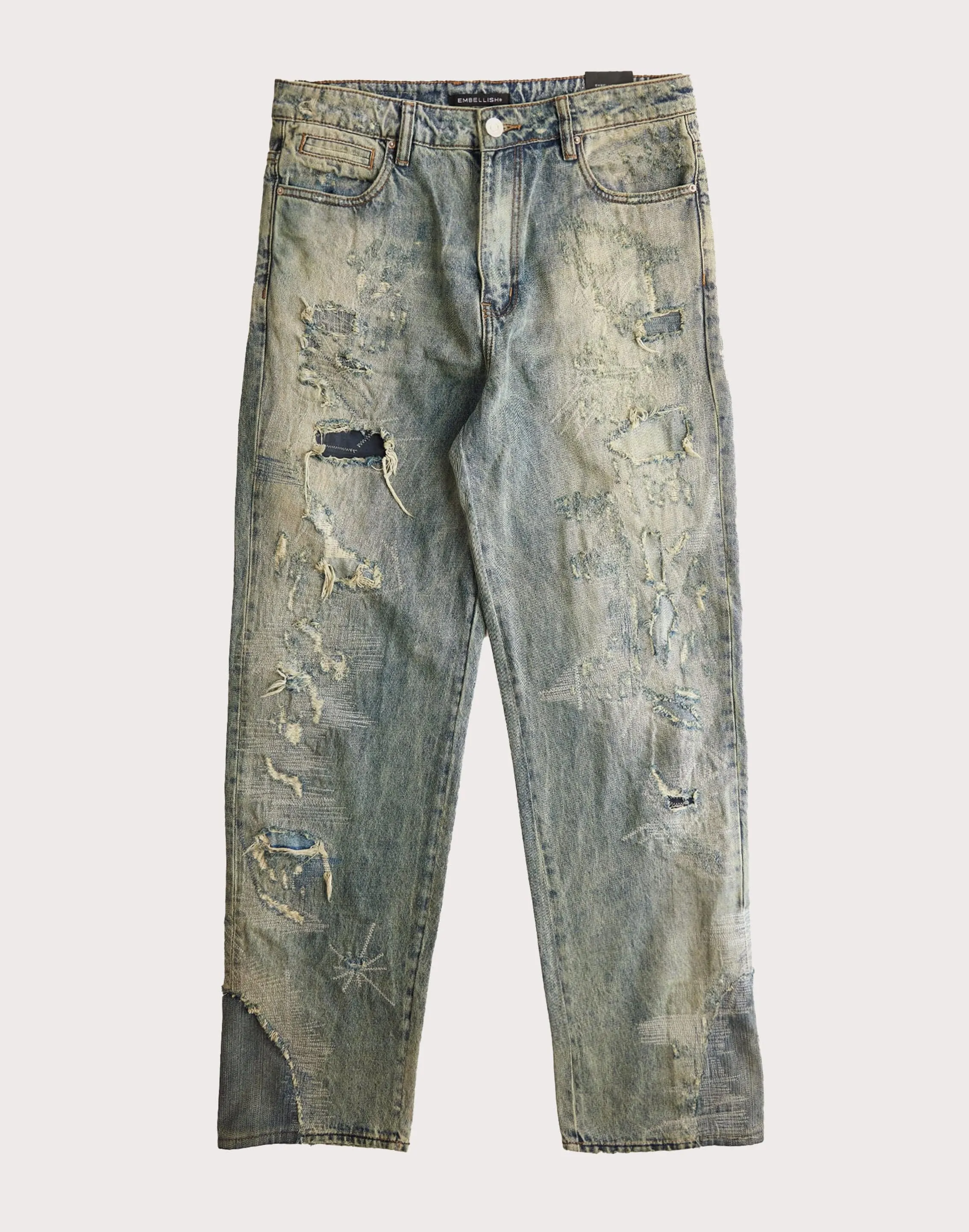 Embellish Nyc Soho Denim Dawn Straight Leg Jeans