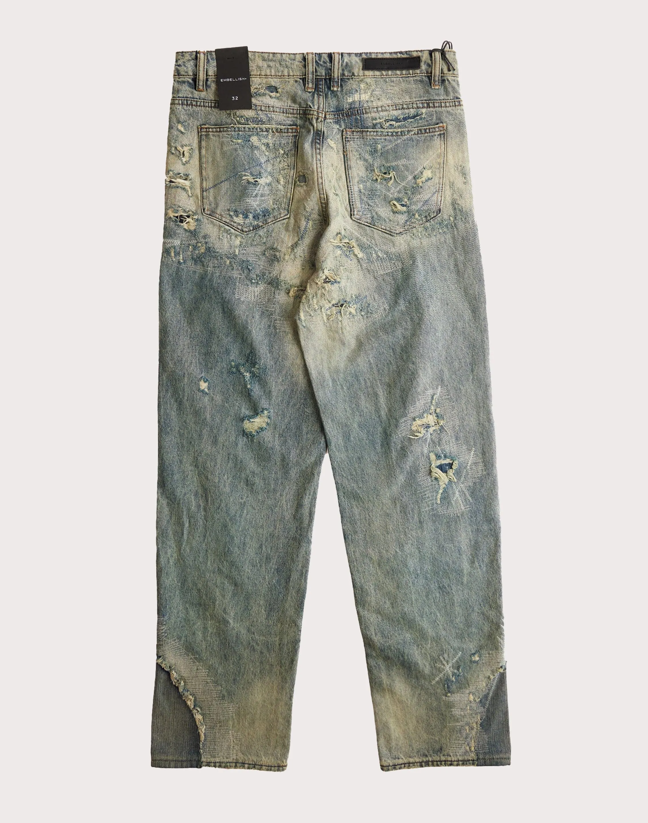 Embellish Nyc Soho Denim Dawn Straight Leg Jeans