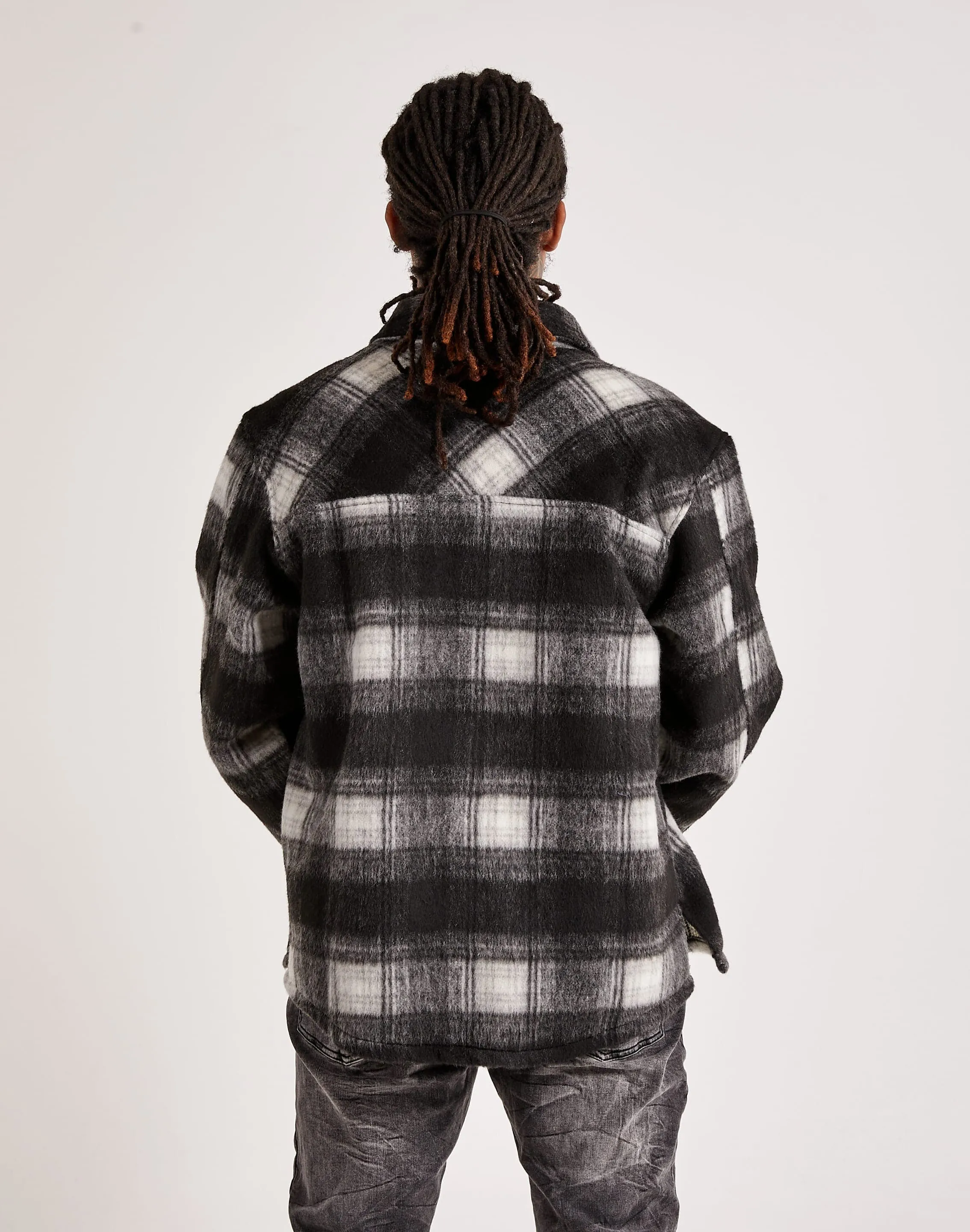 EPTM Side Slit Flannel Shirt