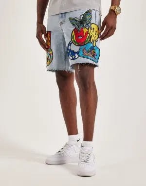 EPTM Trippy Denim Shorts