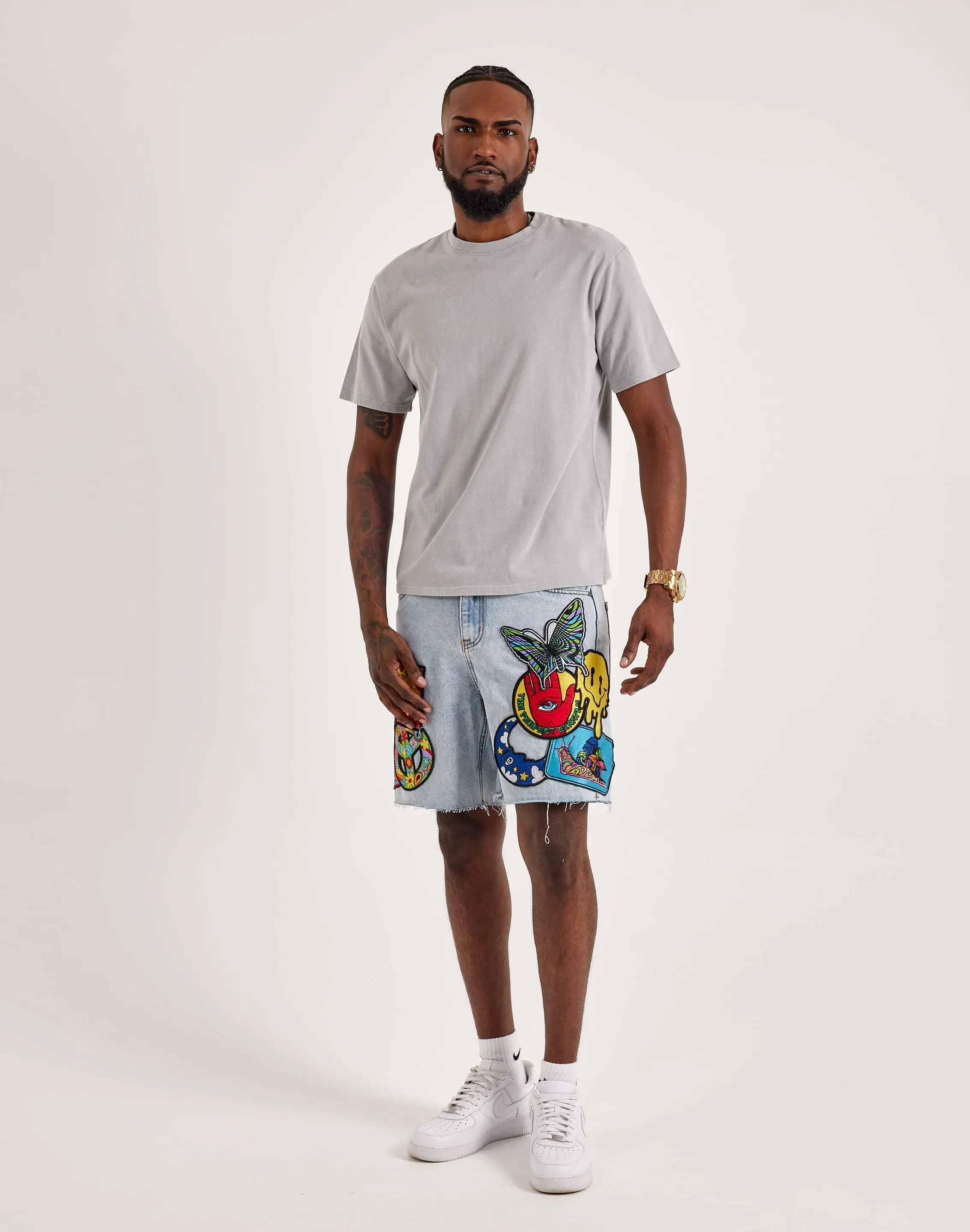 EPTM Trippy Denim Shorts