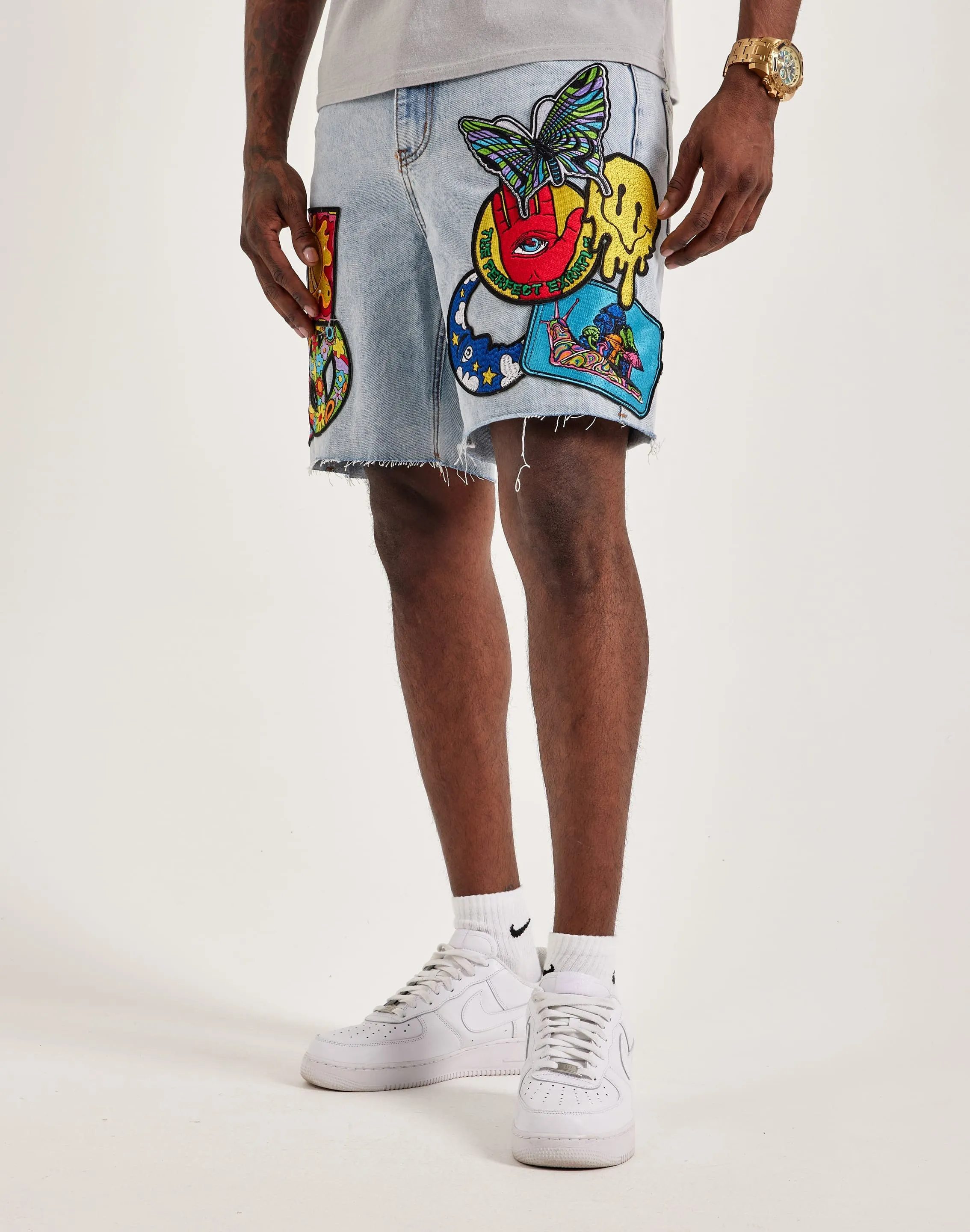 EPTM Trippy Denim Shorts