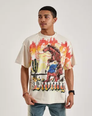 First Row Act Of Living Rhinestone Tee