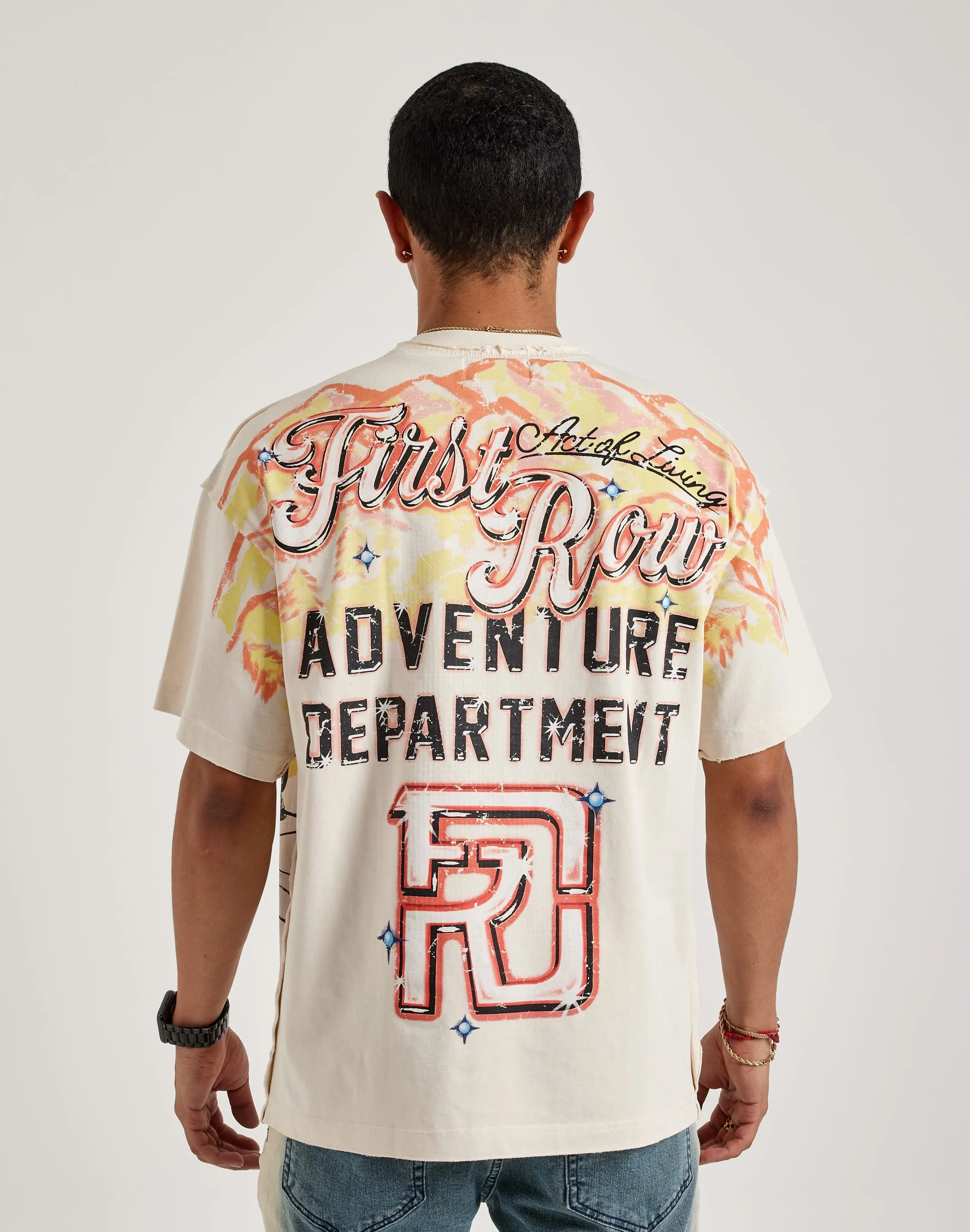 First Row Act Of Living Rhinestone Tee