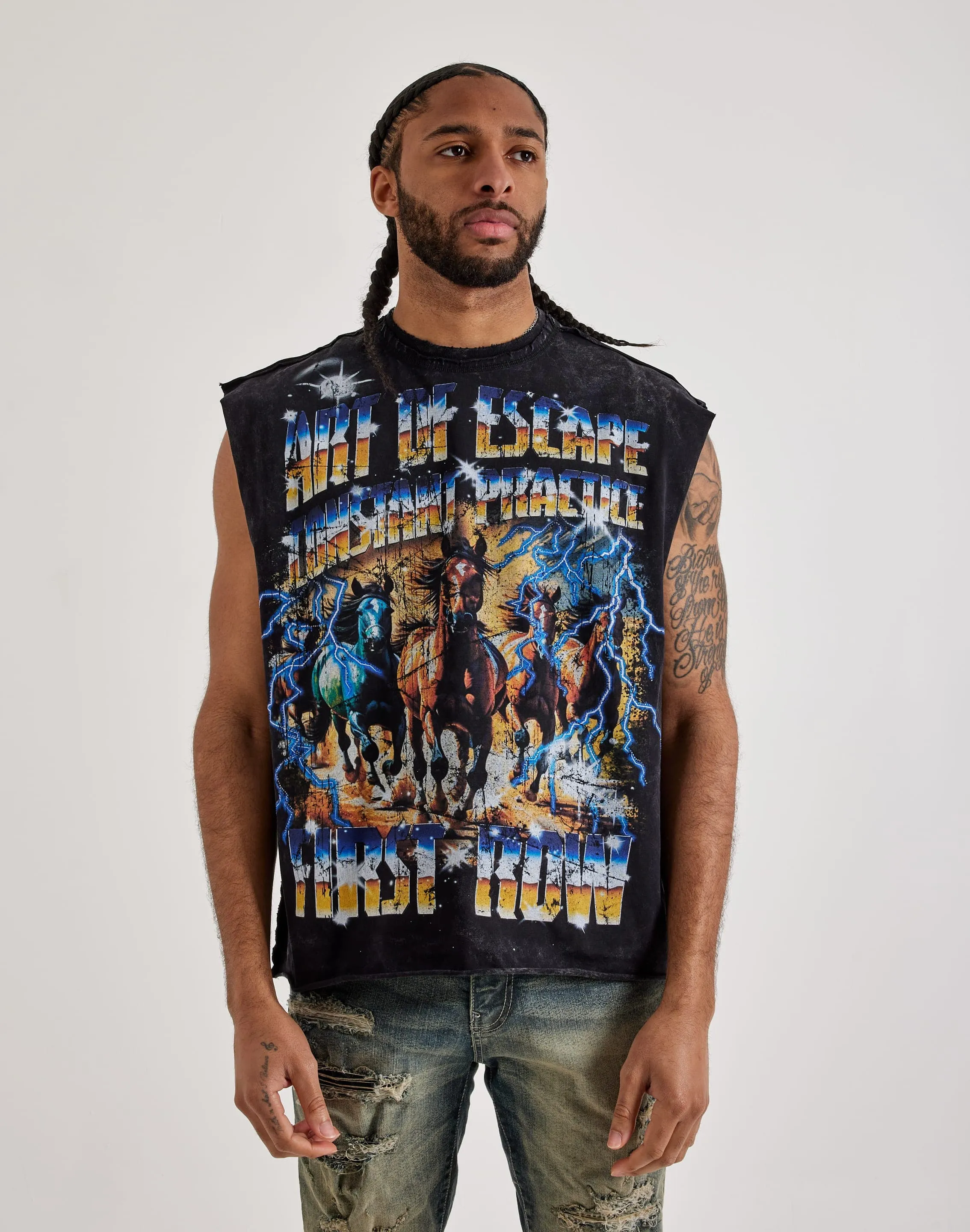 First Row Art Of Escape Sleeveless Tee