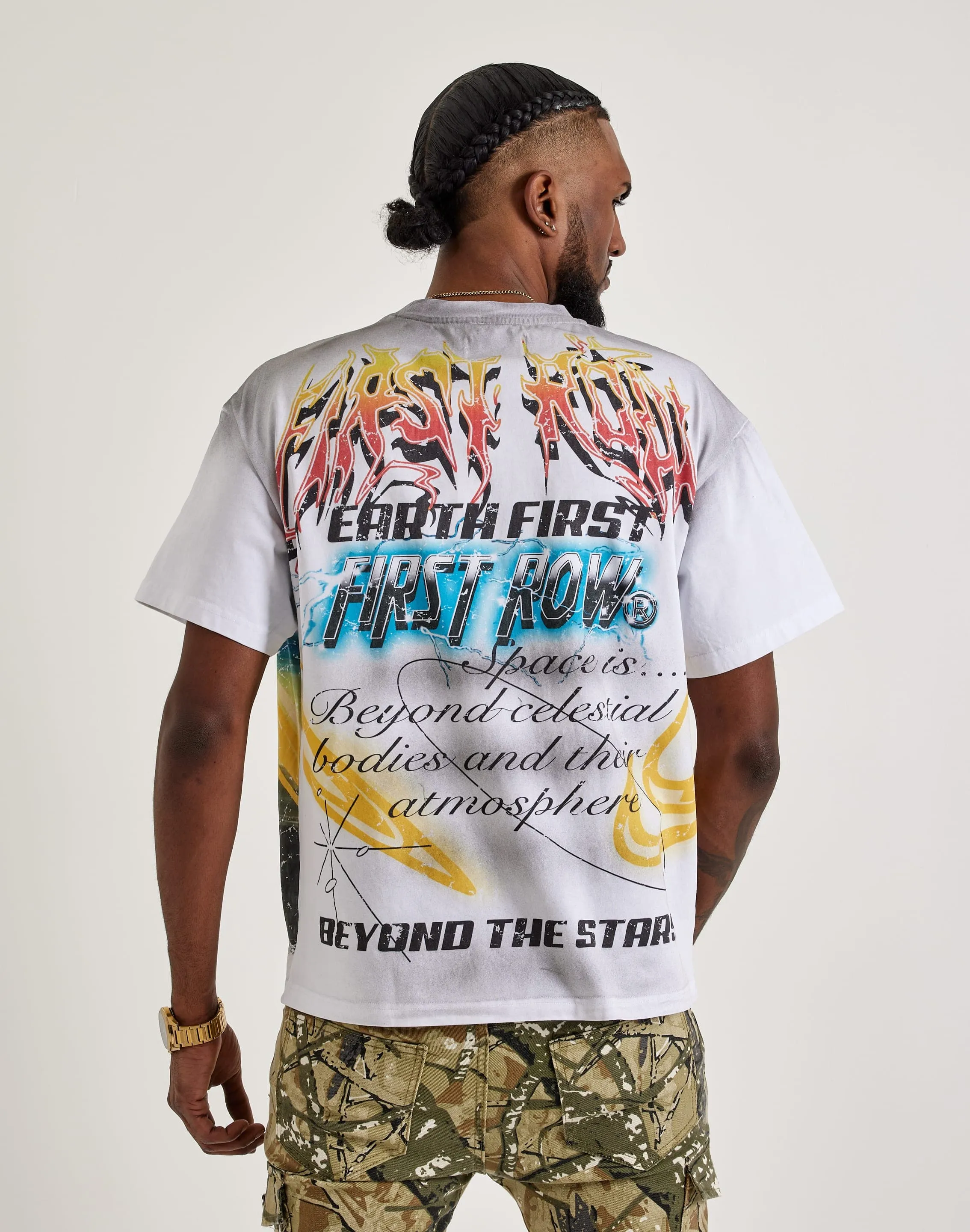 First Row Beyond The Stars Rhinestone Tee