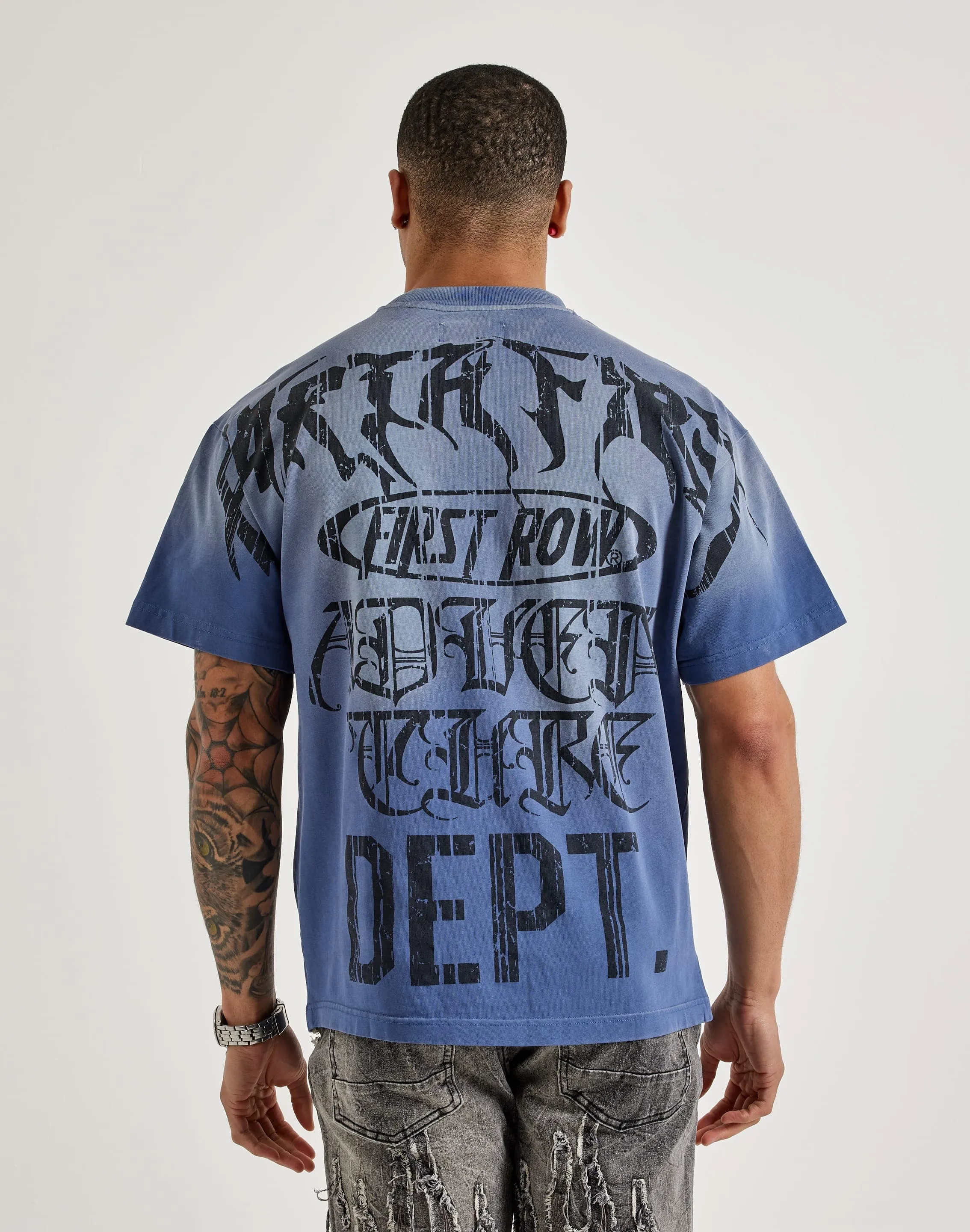 First Row DEPT Rhinestone Tee