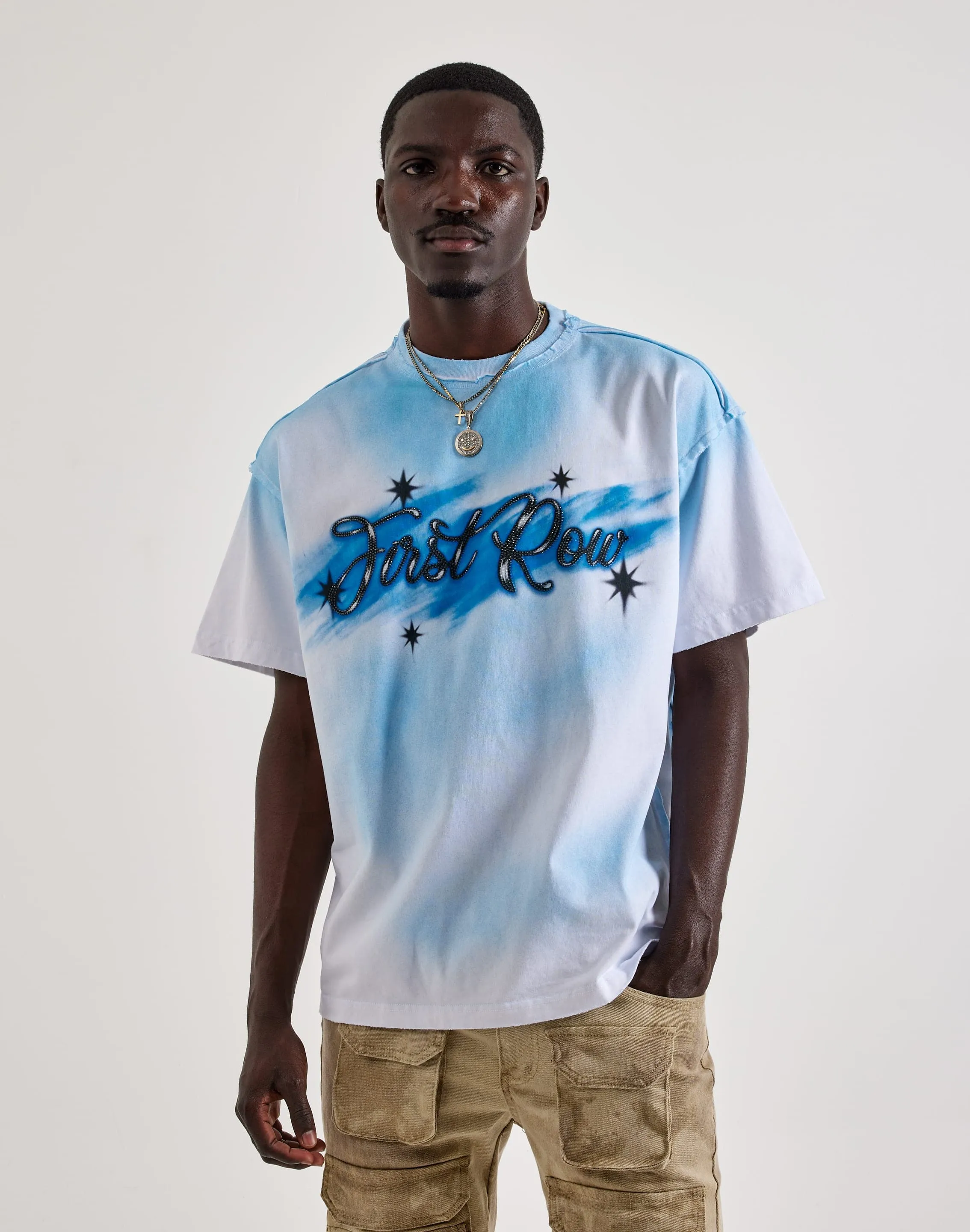 First Row Escapes Rhinestone Tee