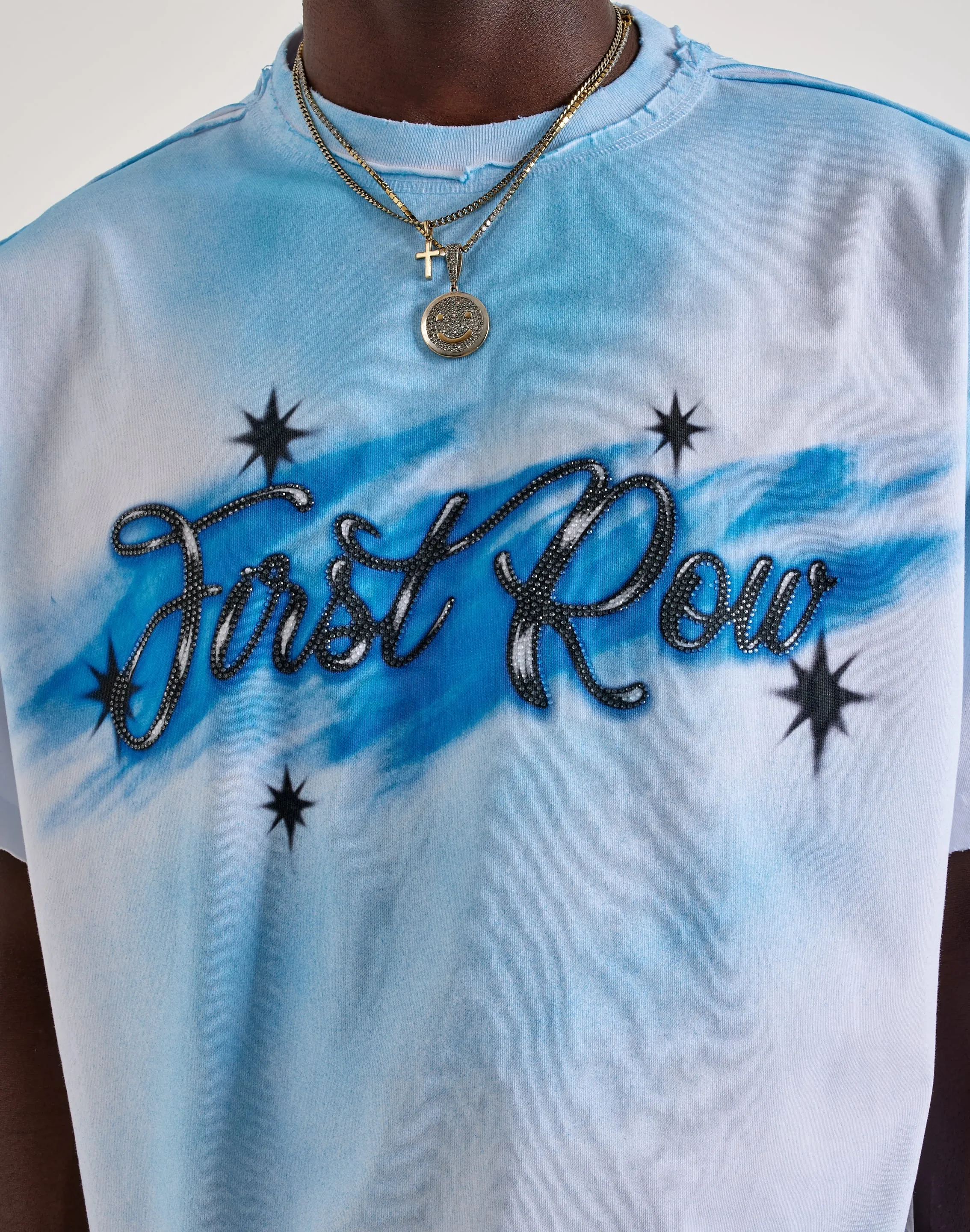 First Row Escapes Rhinestone Tee